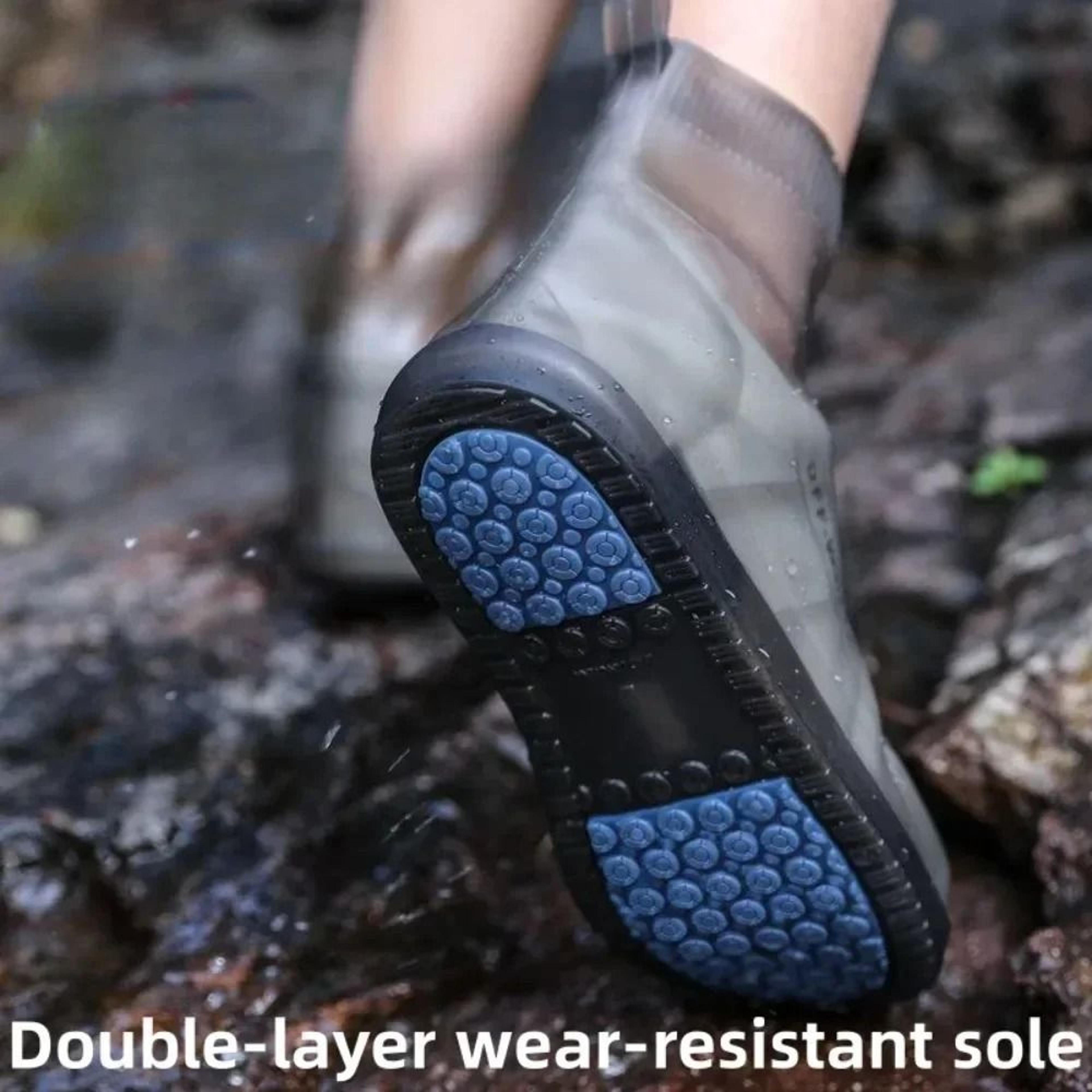 Waterproof Silicone Shoe Covers Non Slip Rain Boot Protector 2