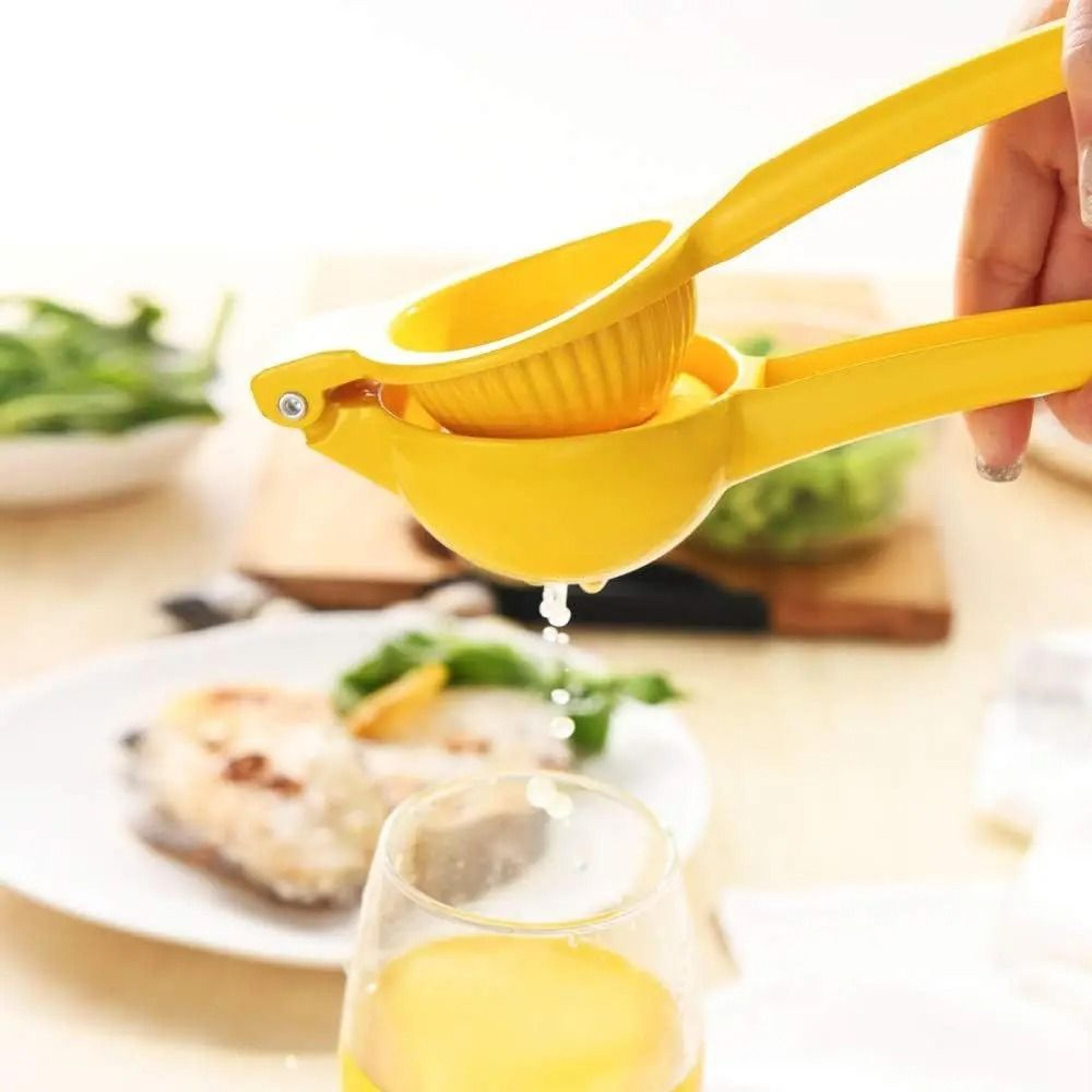 Manual Lemon Clip Juicer Colorful Portable Kitchen Gadget 1