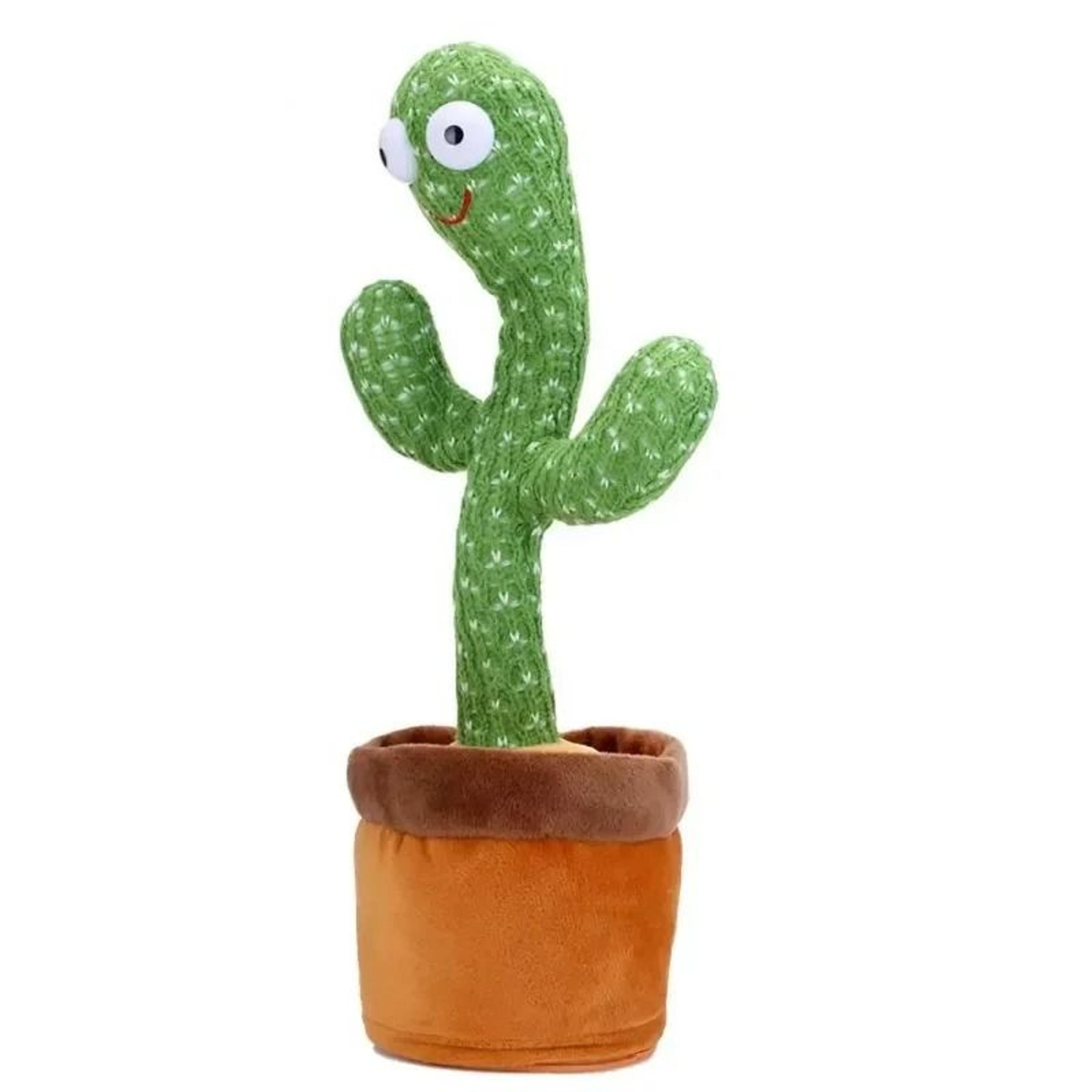 Interactive Dancing Cactus Plush LED Voice Replay Toy 2