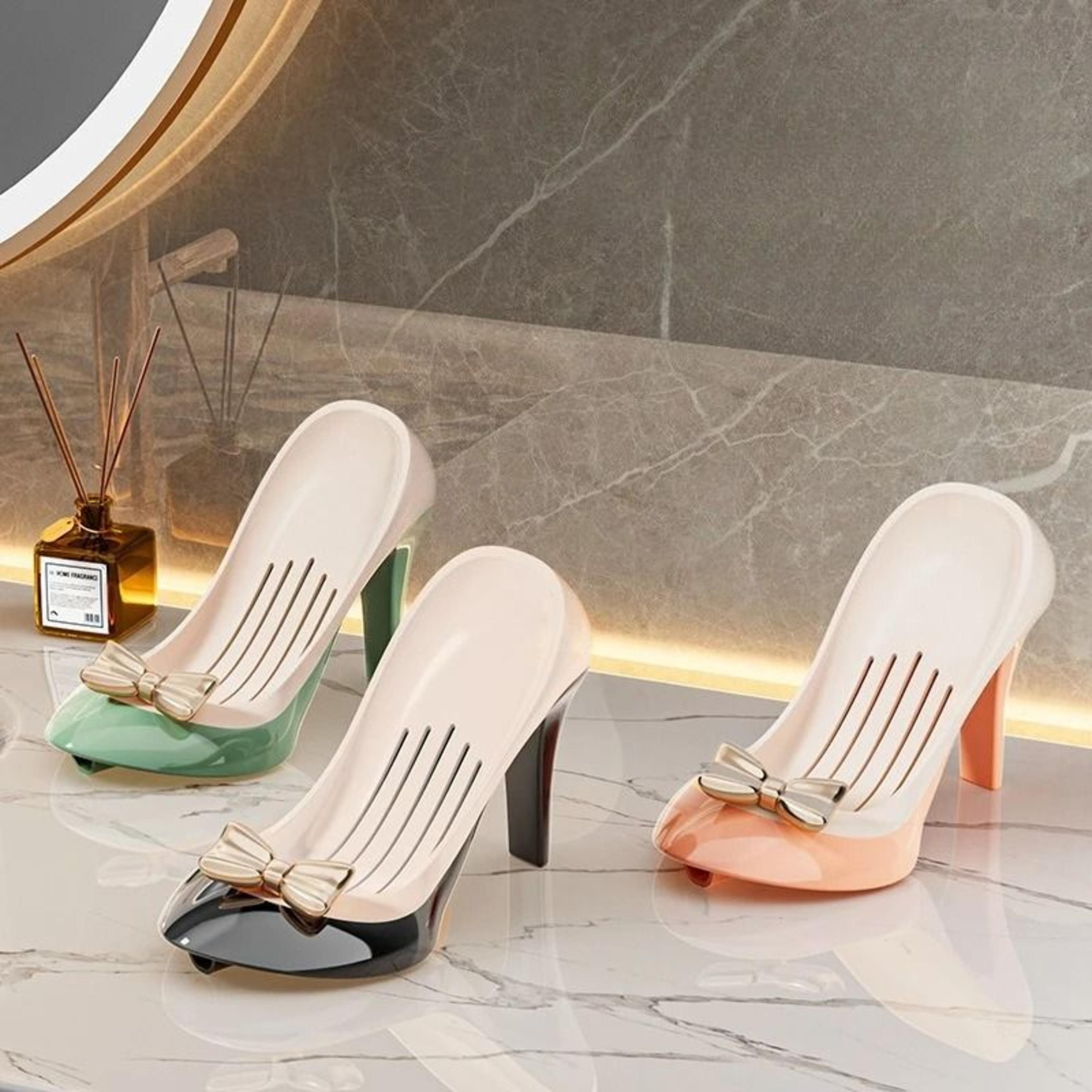 High Heels Soap Box Self Draining Soap Dish 0