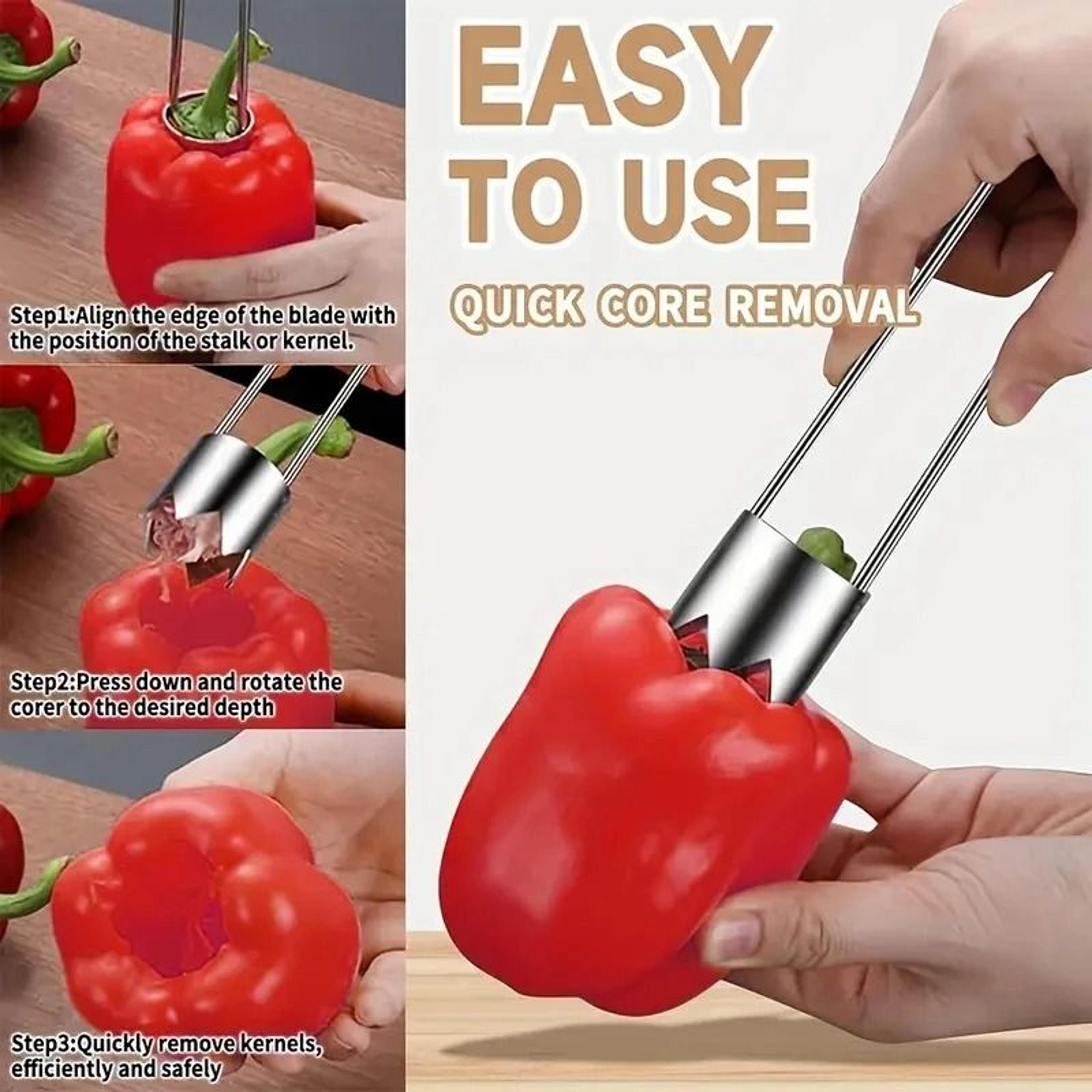 Stainless Steel Fruit And Vegetable Corer Tool 2