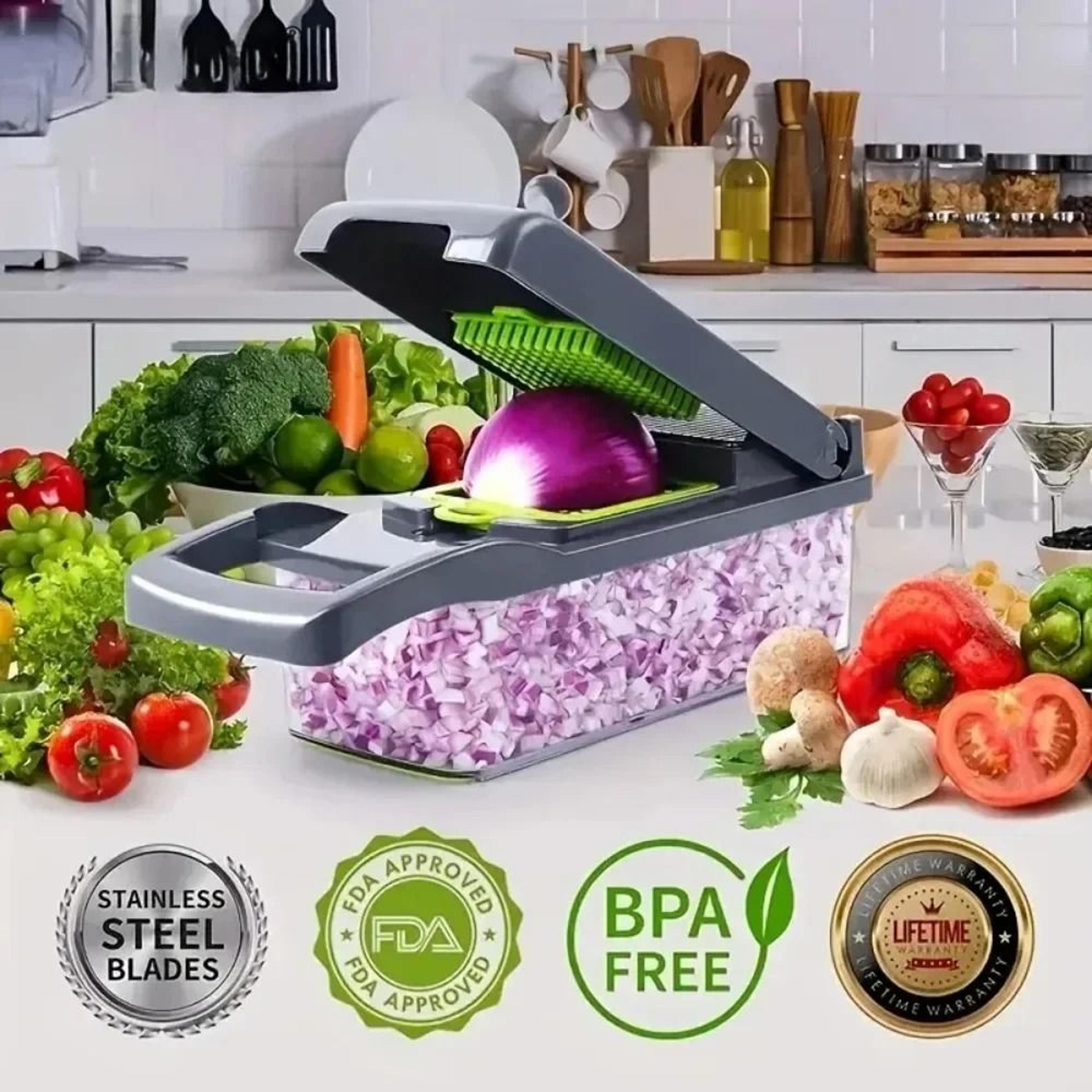 Multifunctional Vegetable Chopper 14 In 1 16 In 1 Kitchen Cutter Slicer Dicer Tool 1