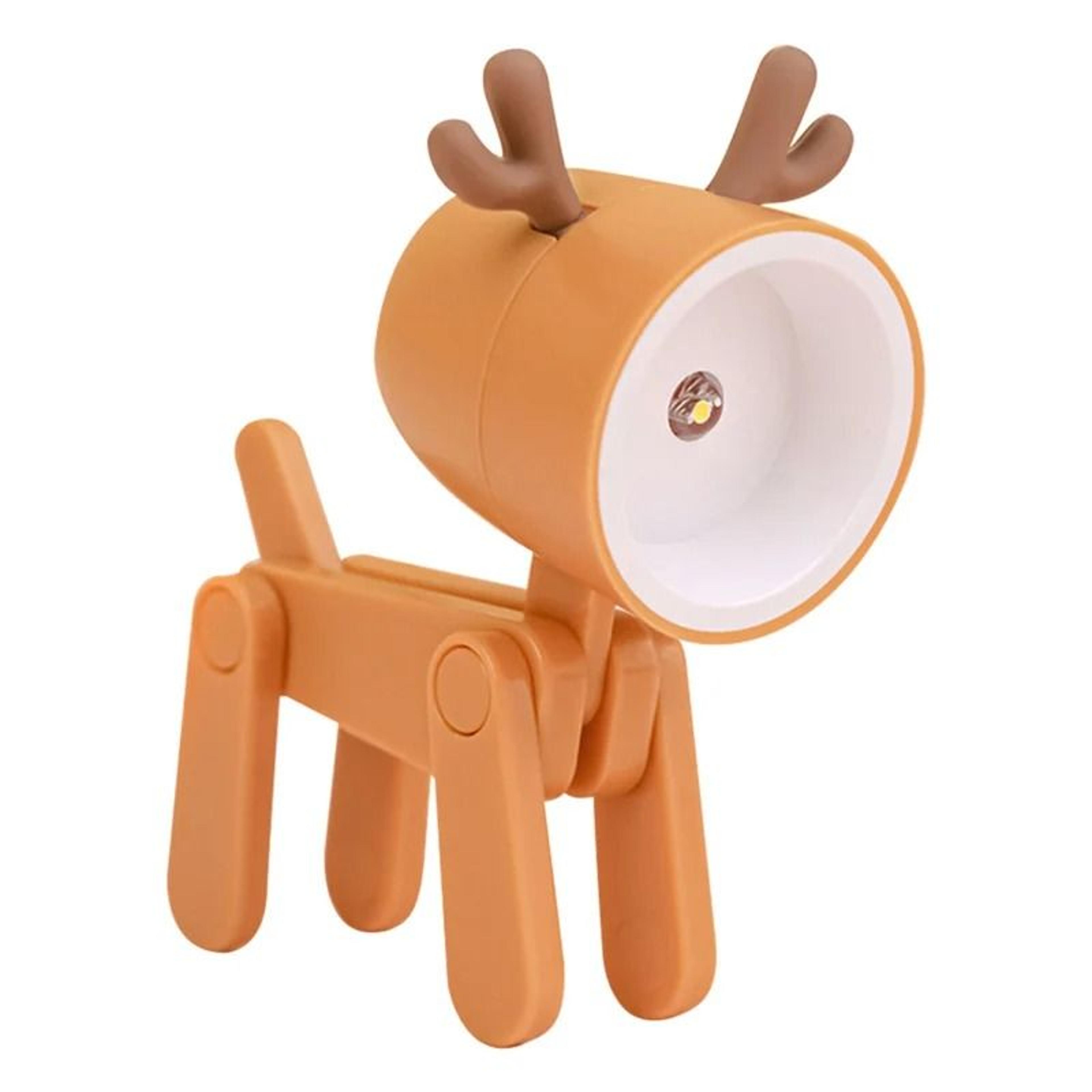 Mini LED Night Light Folding Desk Lamp Cartoon Pet Dog Deer Shape 28