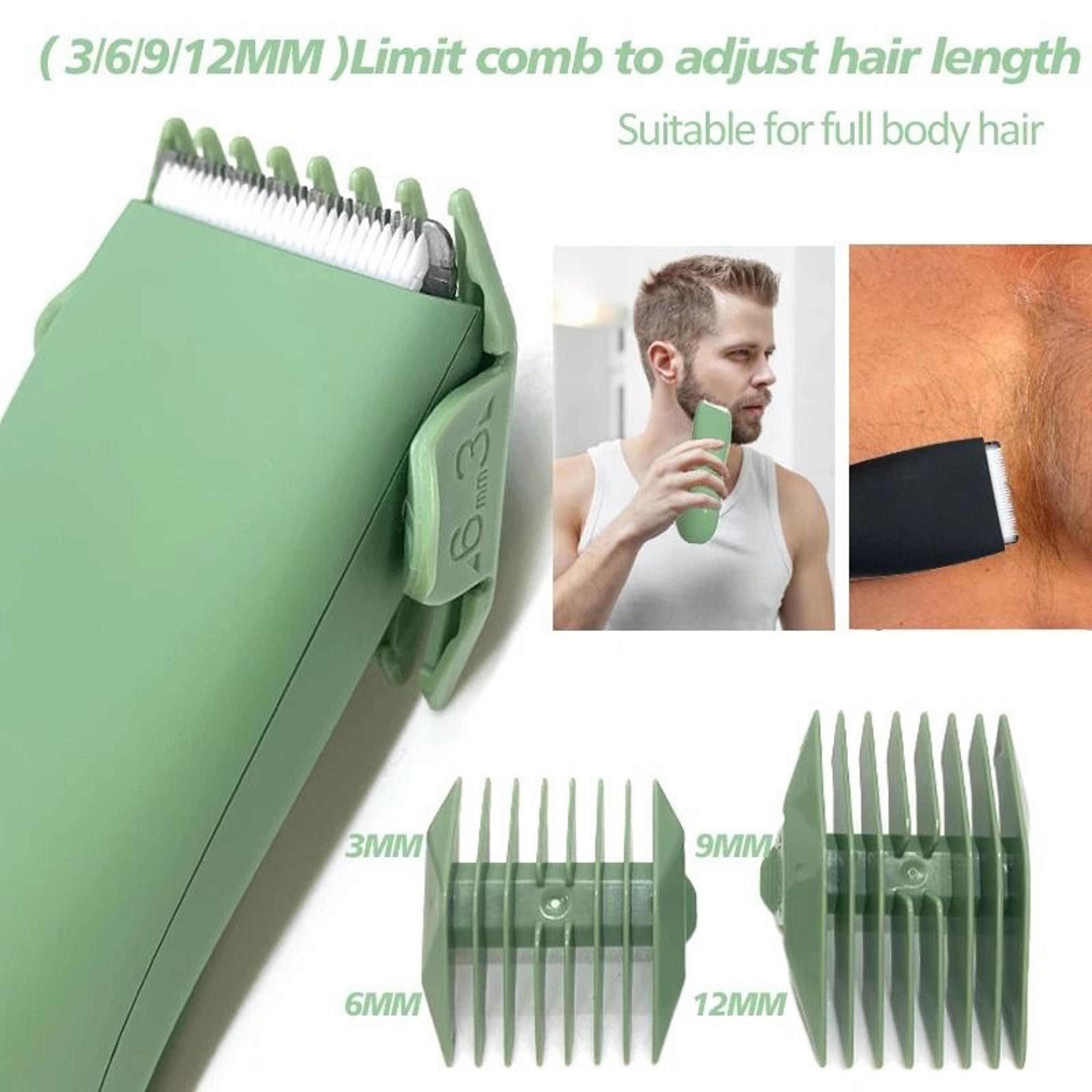 Waterproof Replaceable Ceramic Blade Body  Ball Hair Trimmer For Men 3
