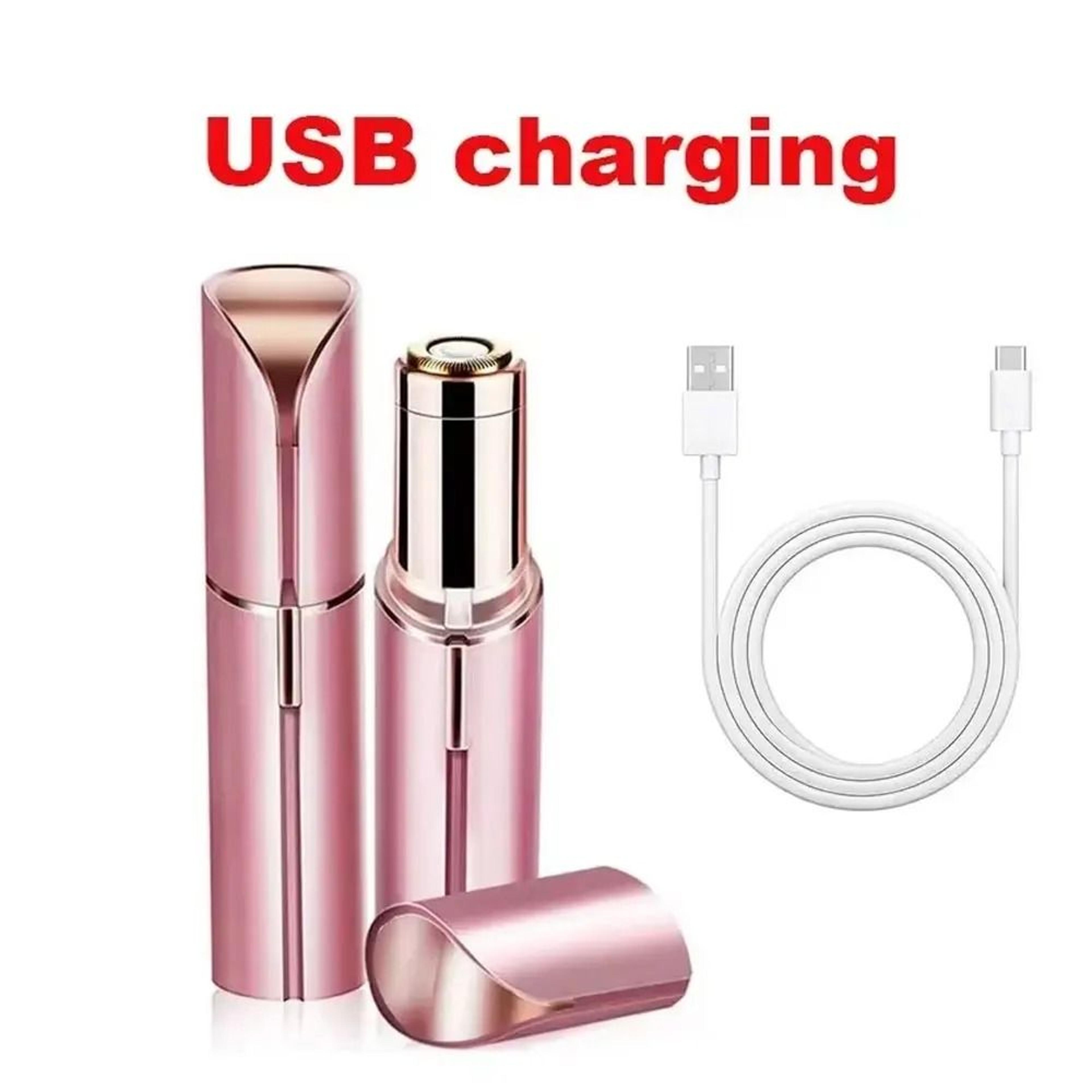 Rechargeable 2 In 1 Eyebrow Razor And Hair Shaver With LED Light 7