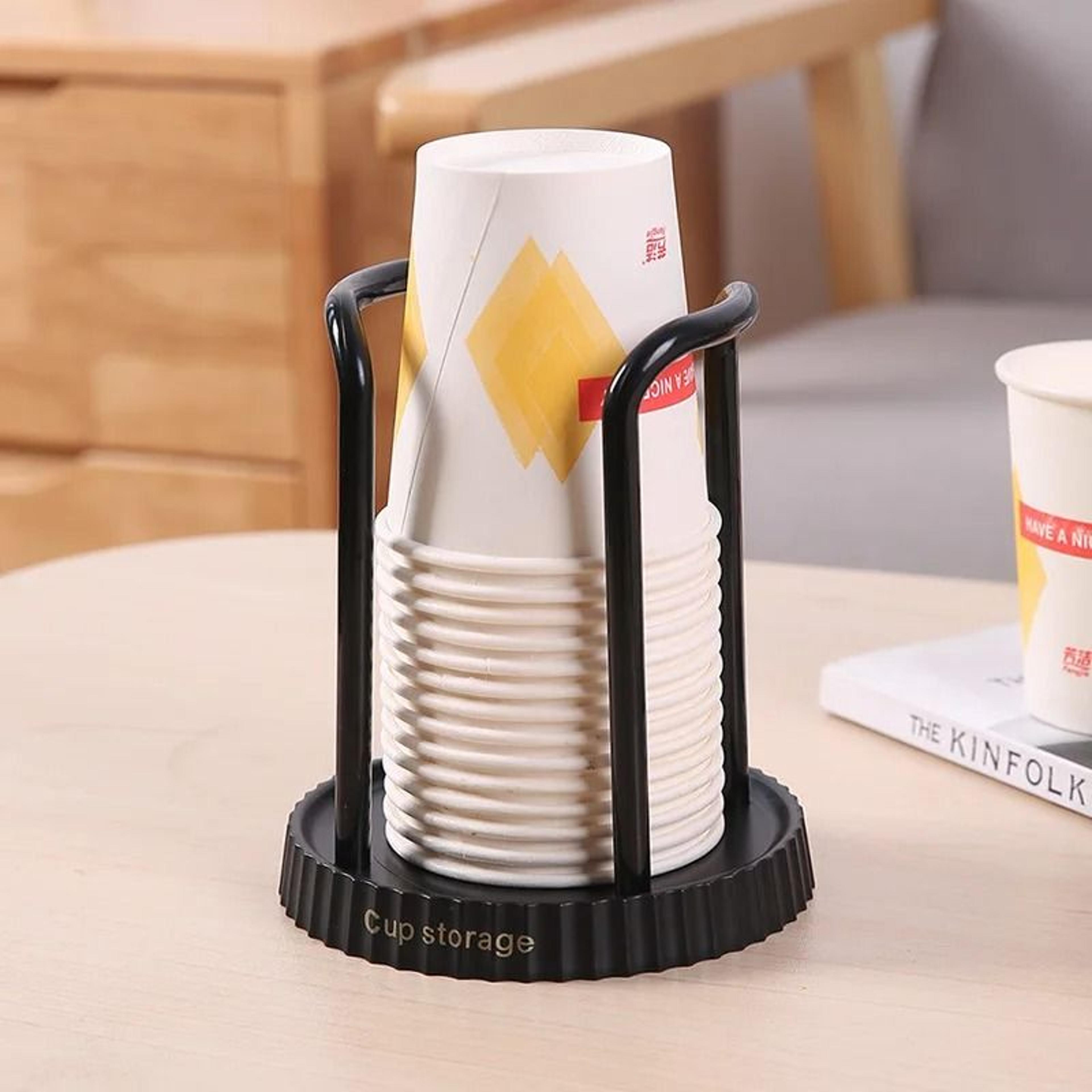 Luxury Disposable Cup Storage Holder Dispenser Rack Shelf For Home 10