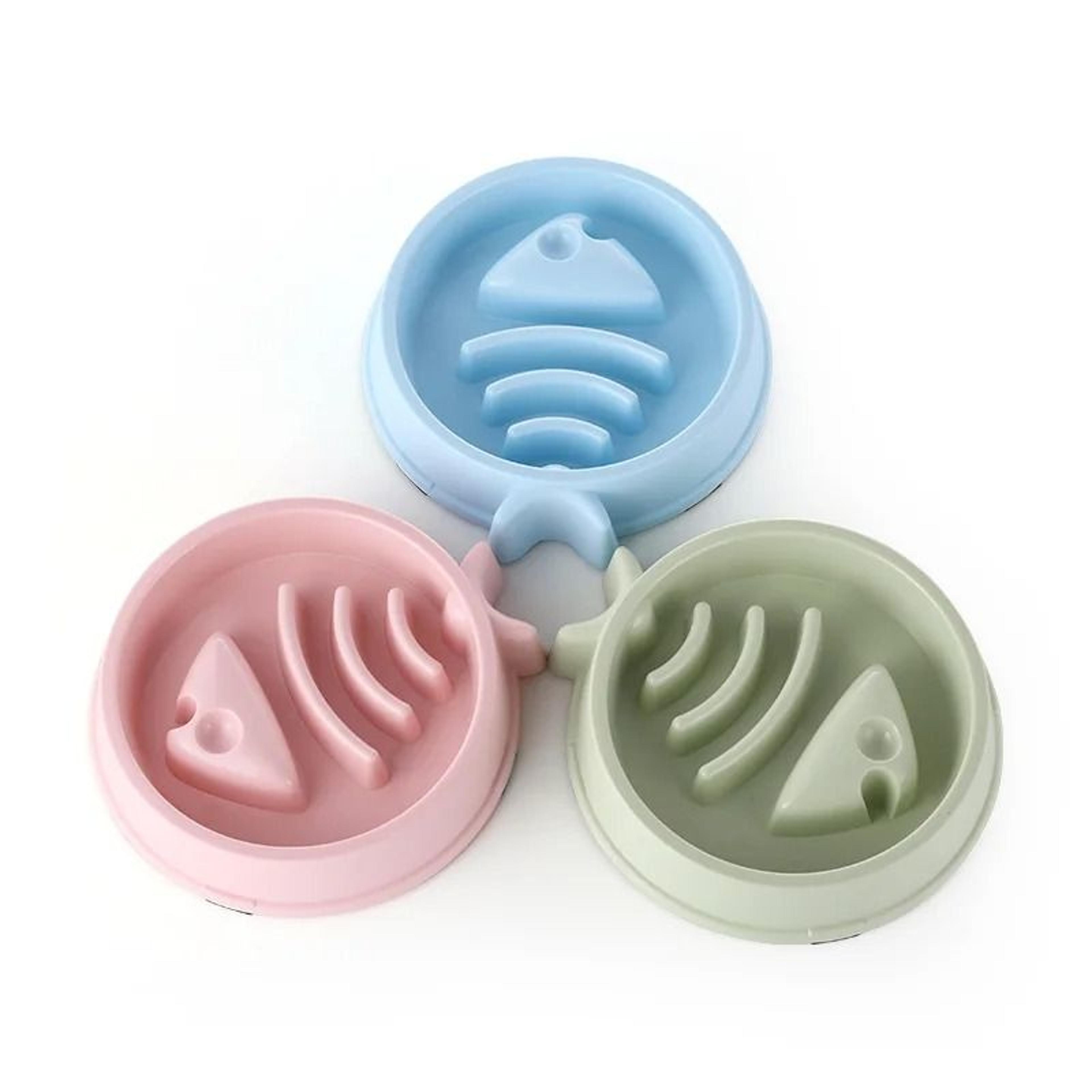 Slow Feed Pet Bowl Anti Choke Non Slip For Cats And Dogs 2