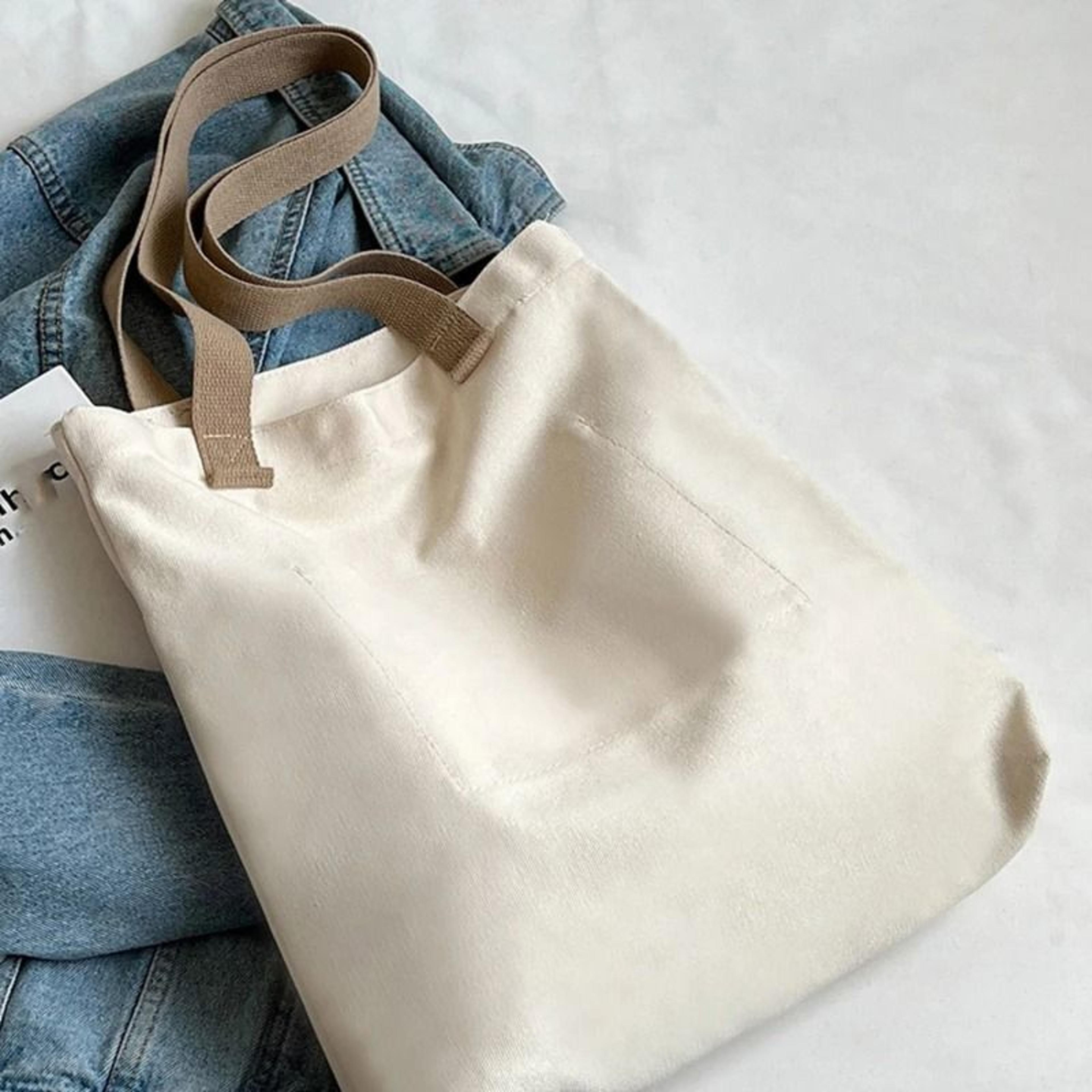 Women Tote Bag Canvas Large Capacity Convenient Practical Commuter Bag 2
