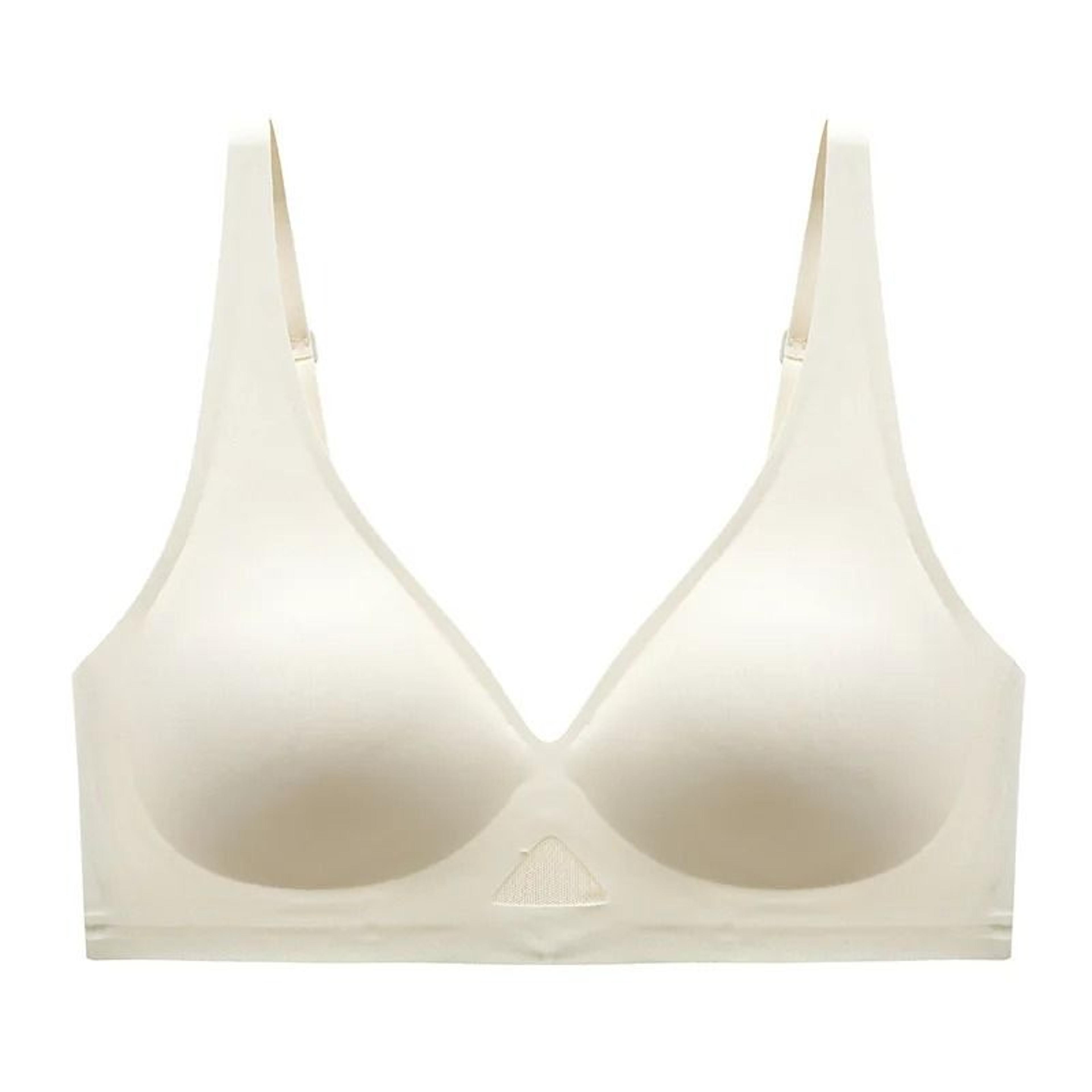 Women Deep V Neck Seamless Hollow Out Bralette Wireless Comfortable Underwear 8