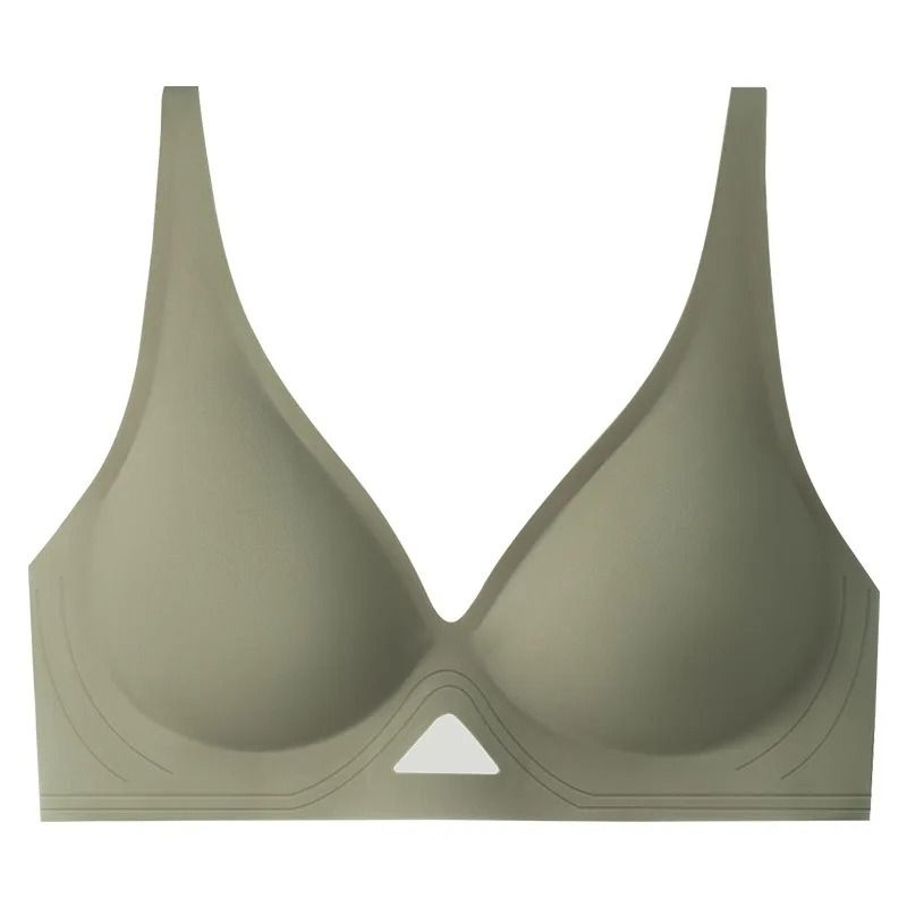 Women Deep V Neck Seamless Hollow Out Bralette Wireless Comfortable Underwear 7