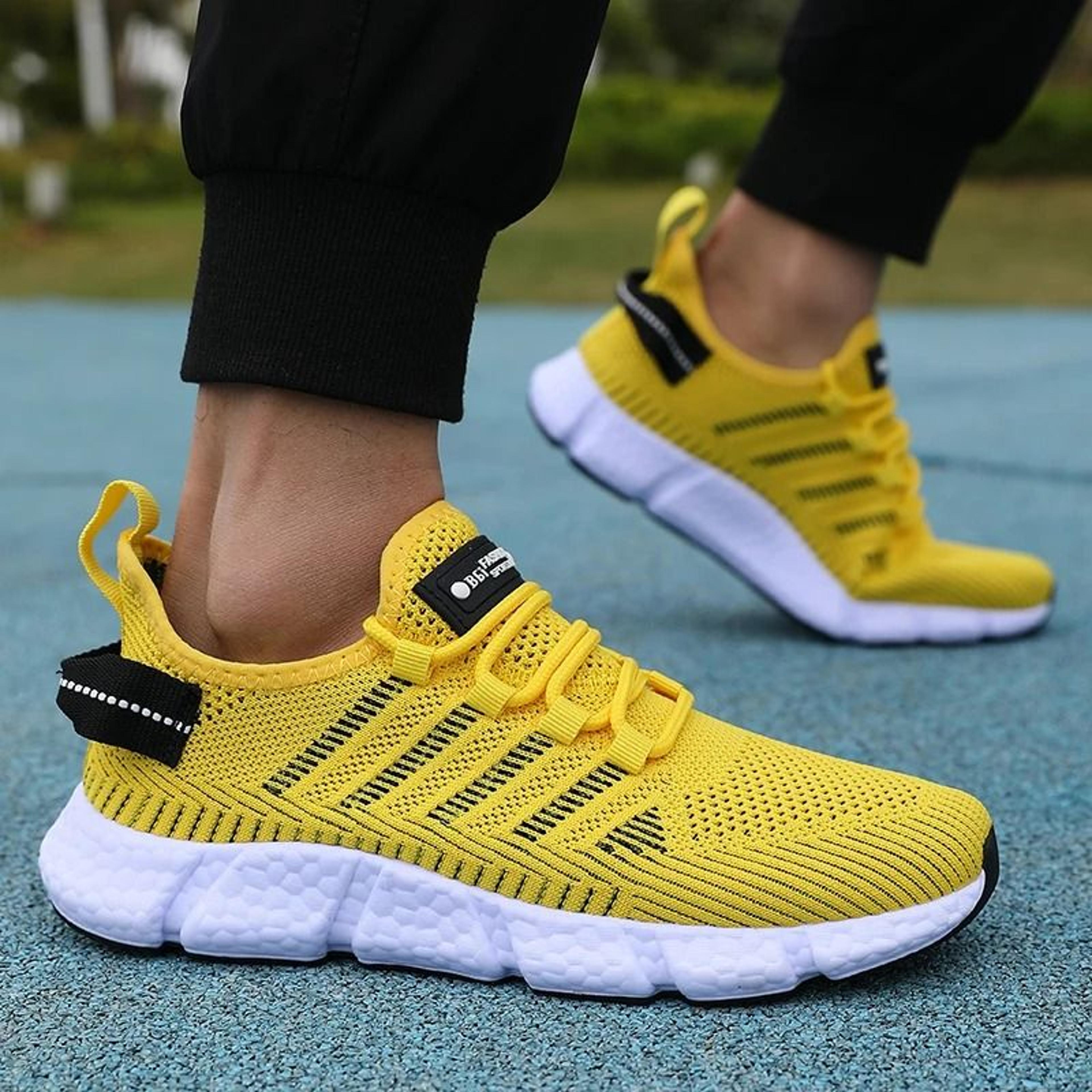 Men Mesh Breathable Running Shoes Lightweight Casual Outdoor Exercise Trainers 10