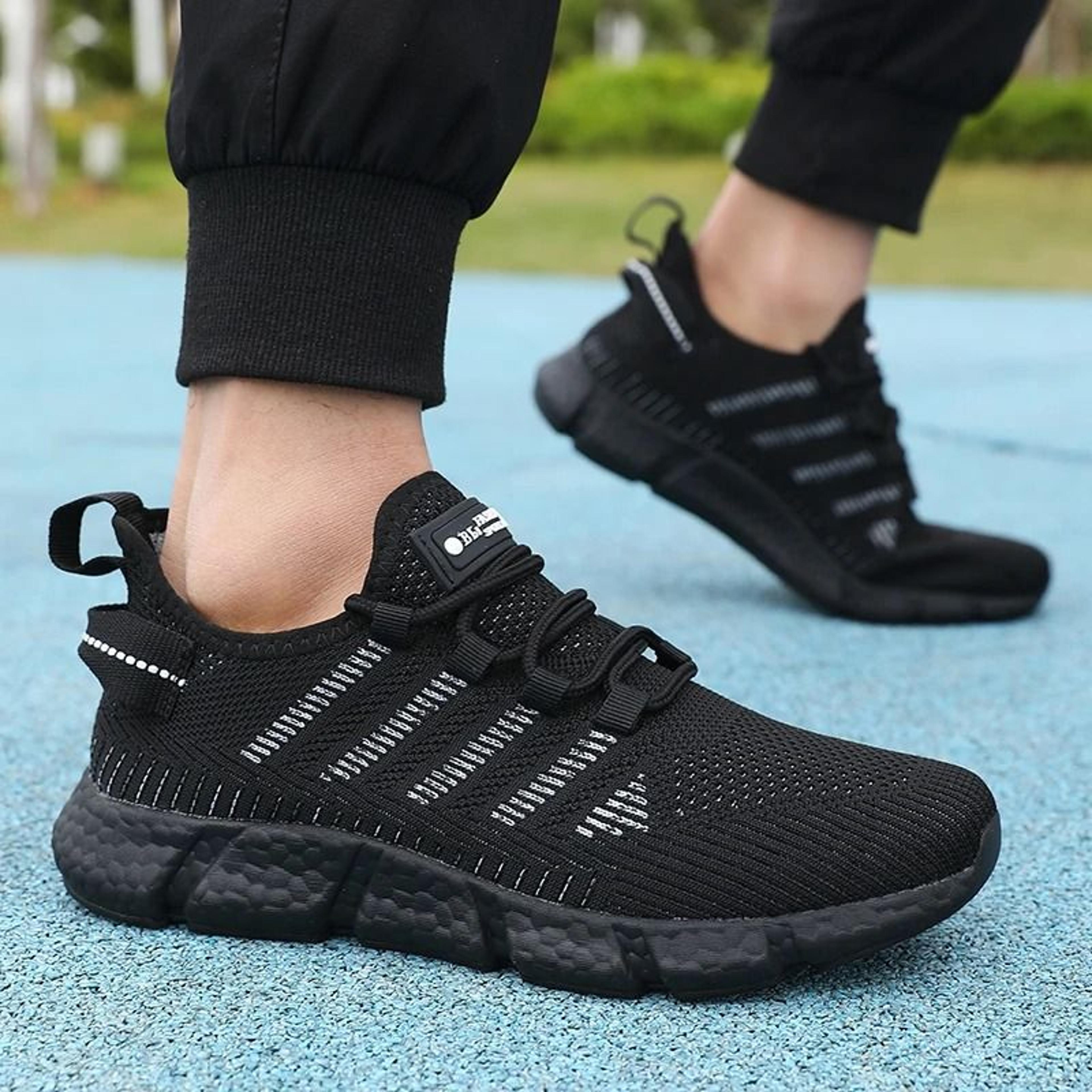 Men Mesh Breathable Running Shoes Lightweight Casual Outdoor Exercise Trainers 7