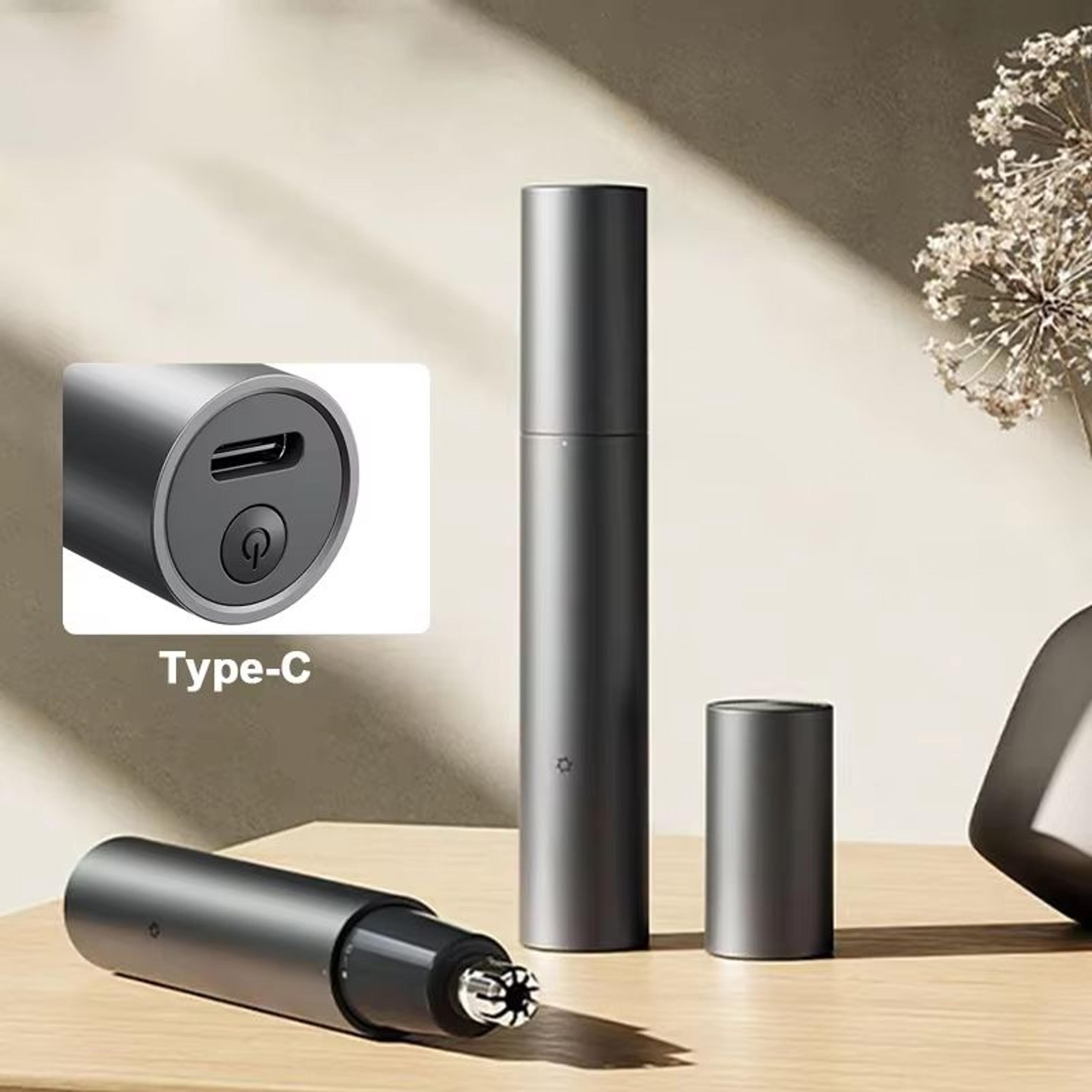 Xiaomi Mijia Electric Nose Hair Trimmer 2024 Rechargeable Mini Nostril Cleaner for Men and Women