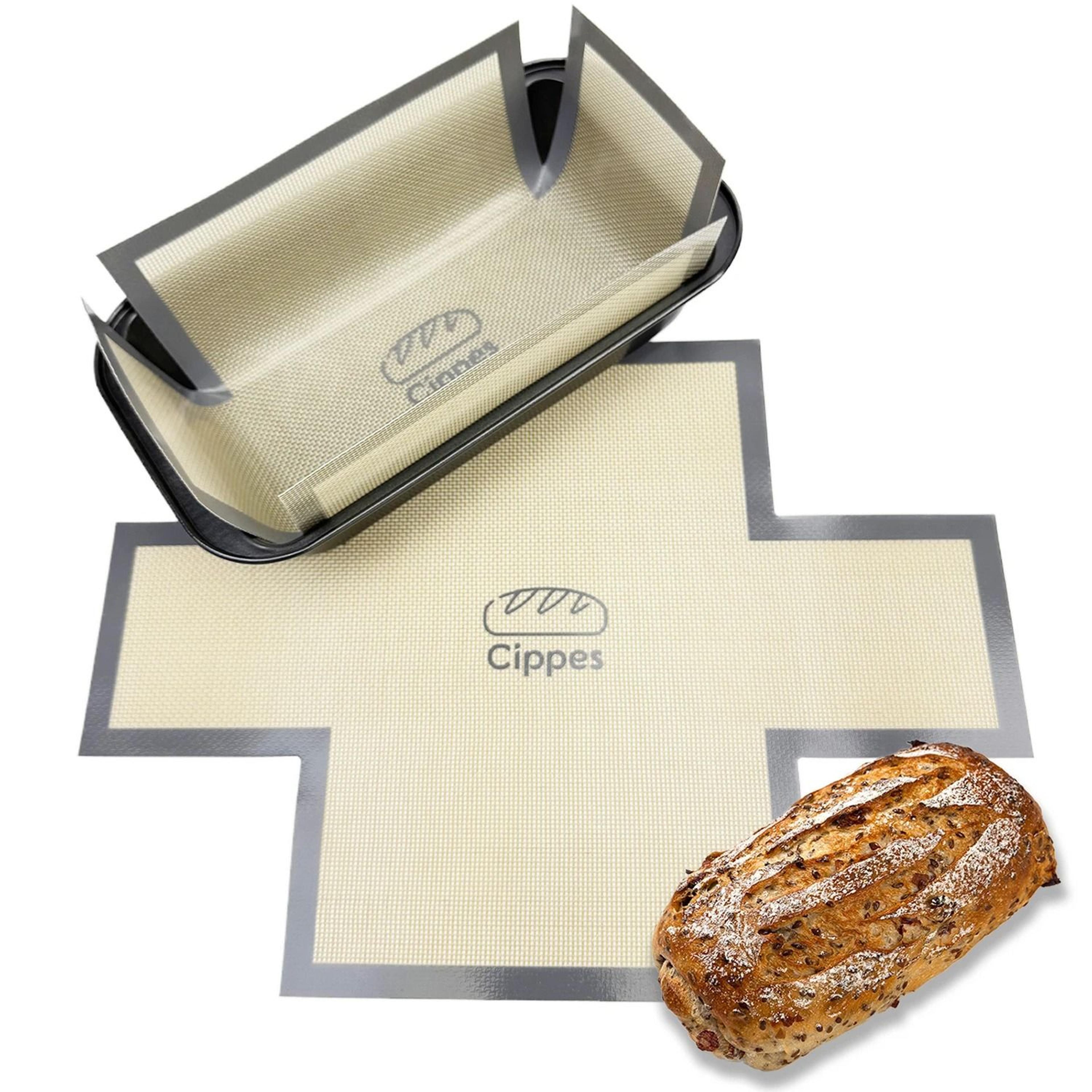 silicone bread loaf pan liner reusable nonstick baking mat for 9.5 x 5 inch pans