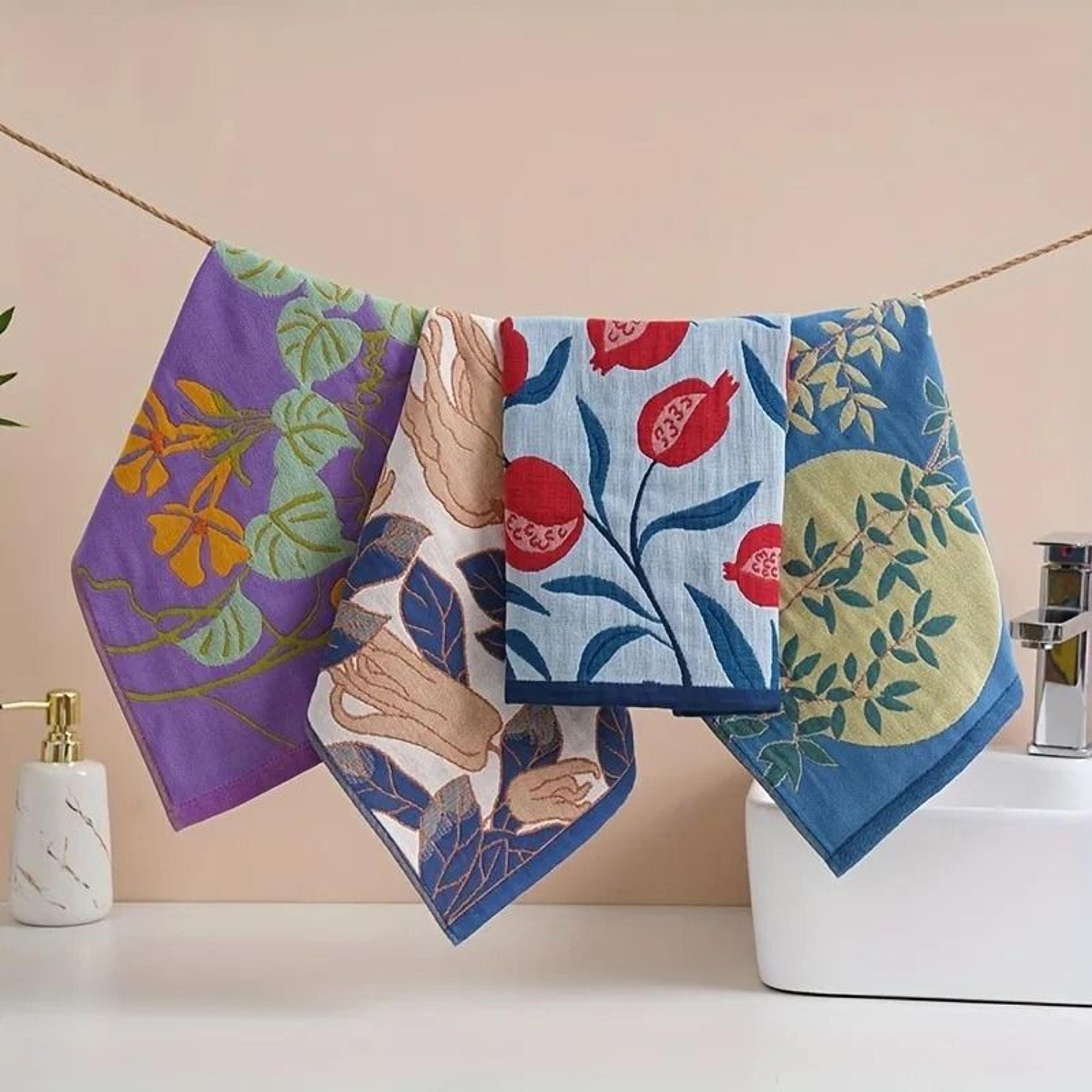 Cotton Gauze Kitchen Towel 34 X 40 Cm 4 Layer Quick Dry Dish Cloth 2