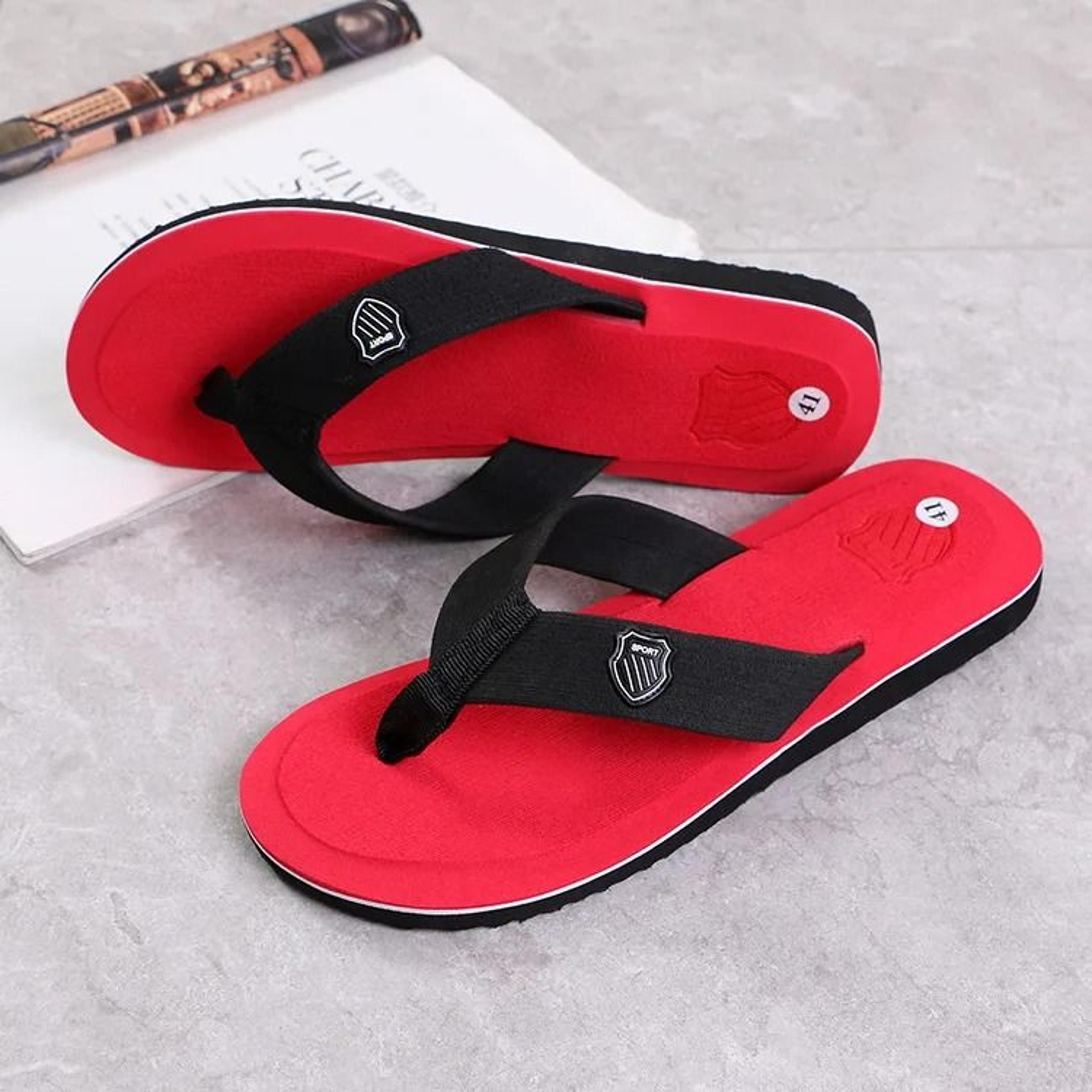 Men Casual Flip Flops Fashion Beach Slides Non Slip House Slippers 6