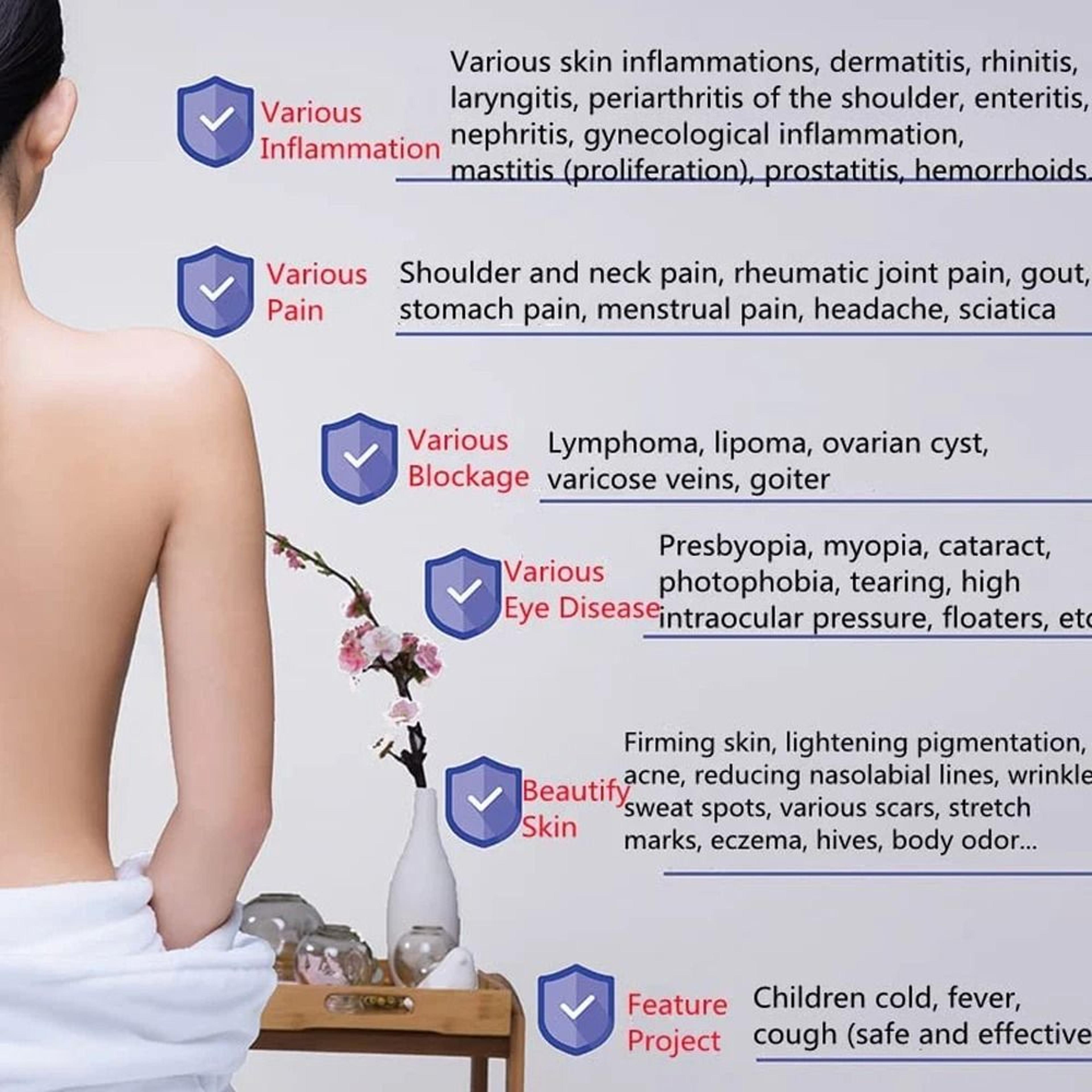 Terahertz Wave Cell Light Magnetic Healthy Device Body Care Pain Relief Electric Heating Therapy 3