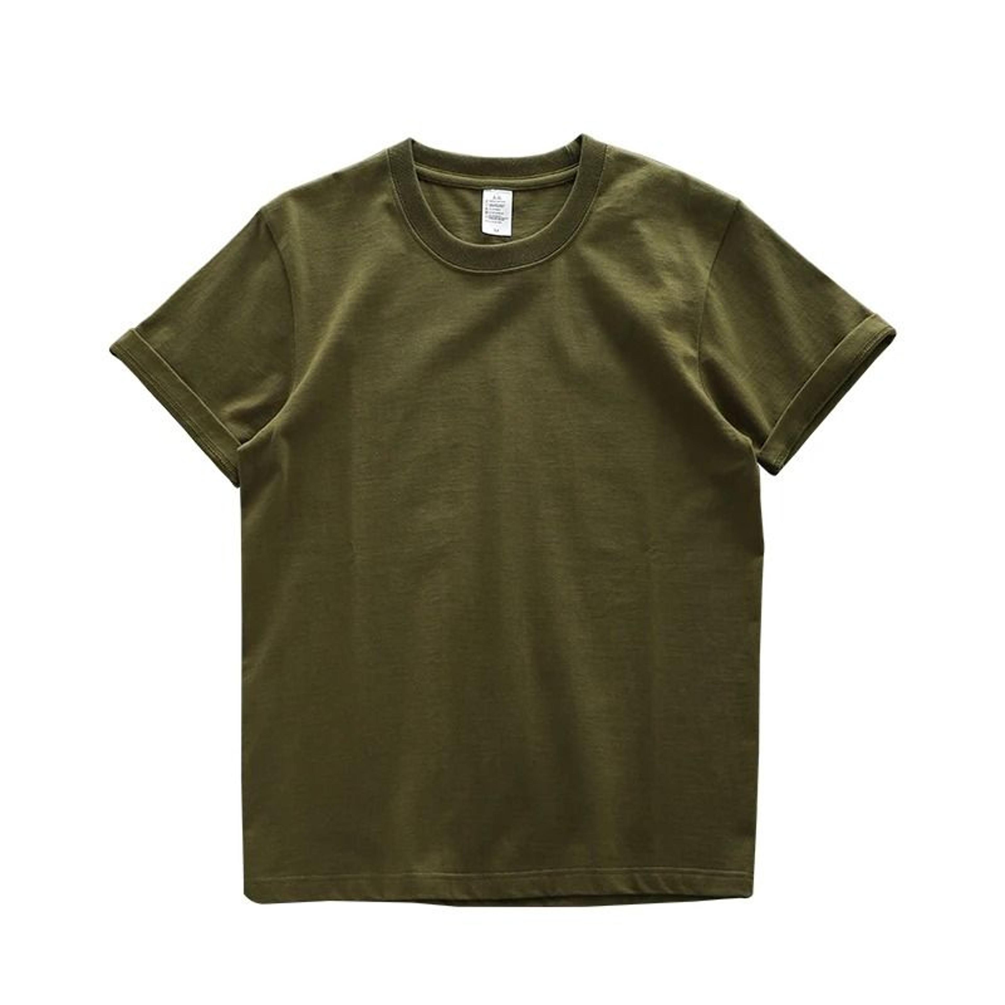 Dukeen Oversized Heavy T Shirt For Men Summer Short Sleeve Cotton Casual Top 15