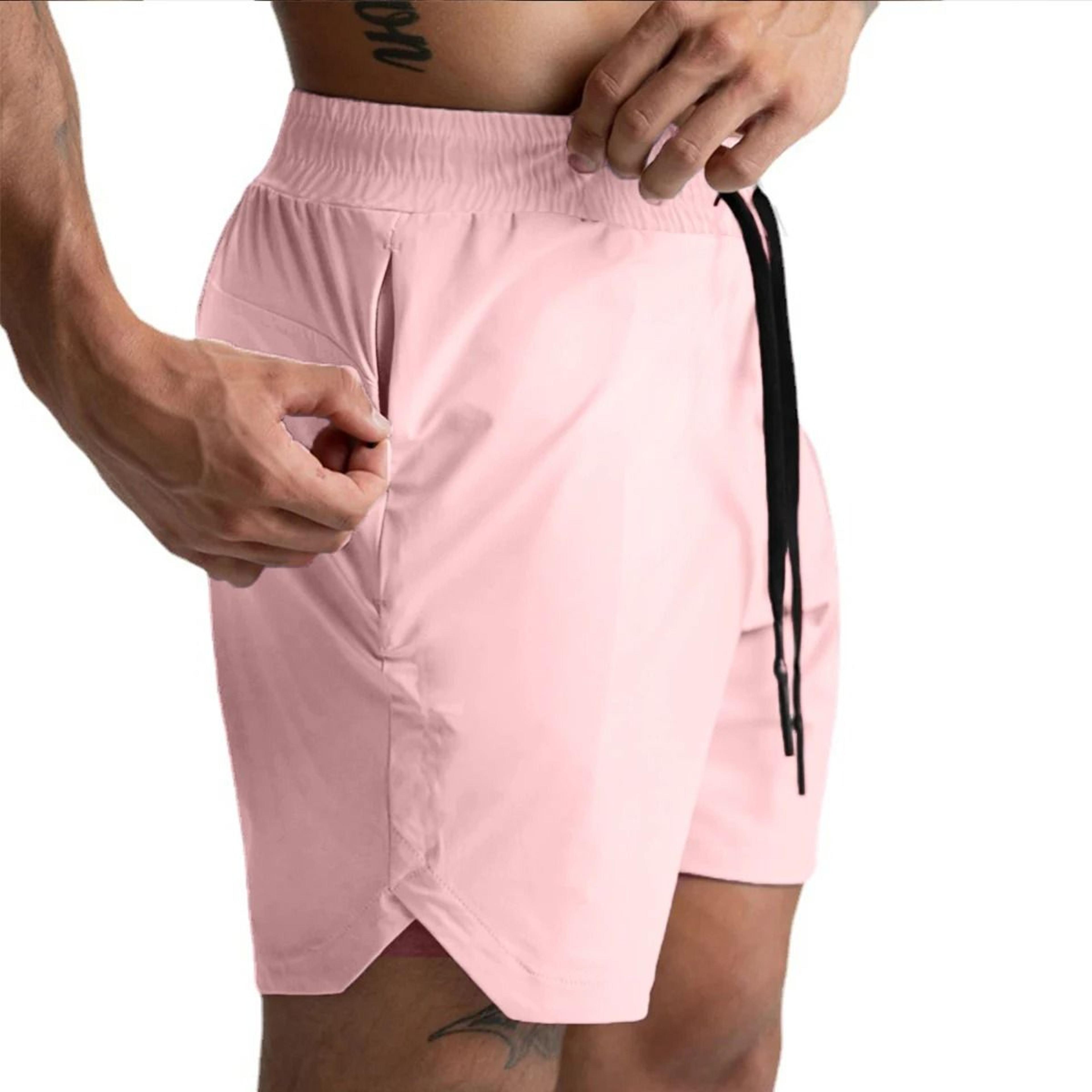 Men Quick Dry Single Layer Woven Running Shorts Casual Fitness Sports 10