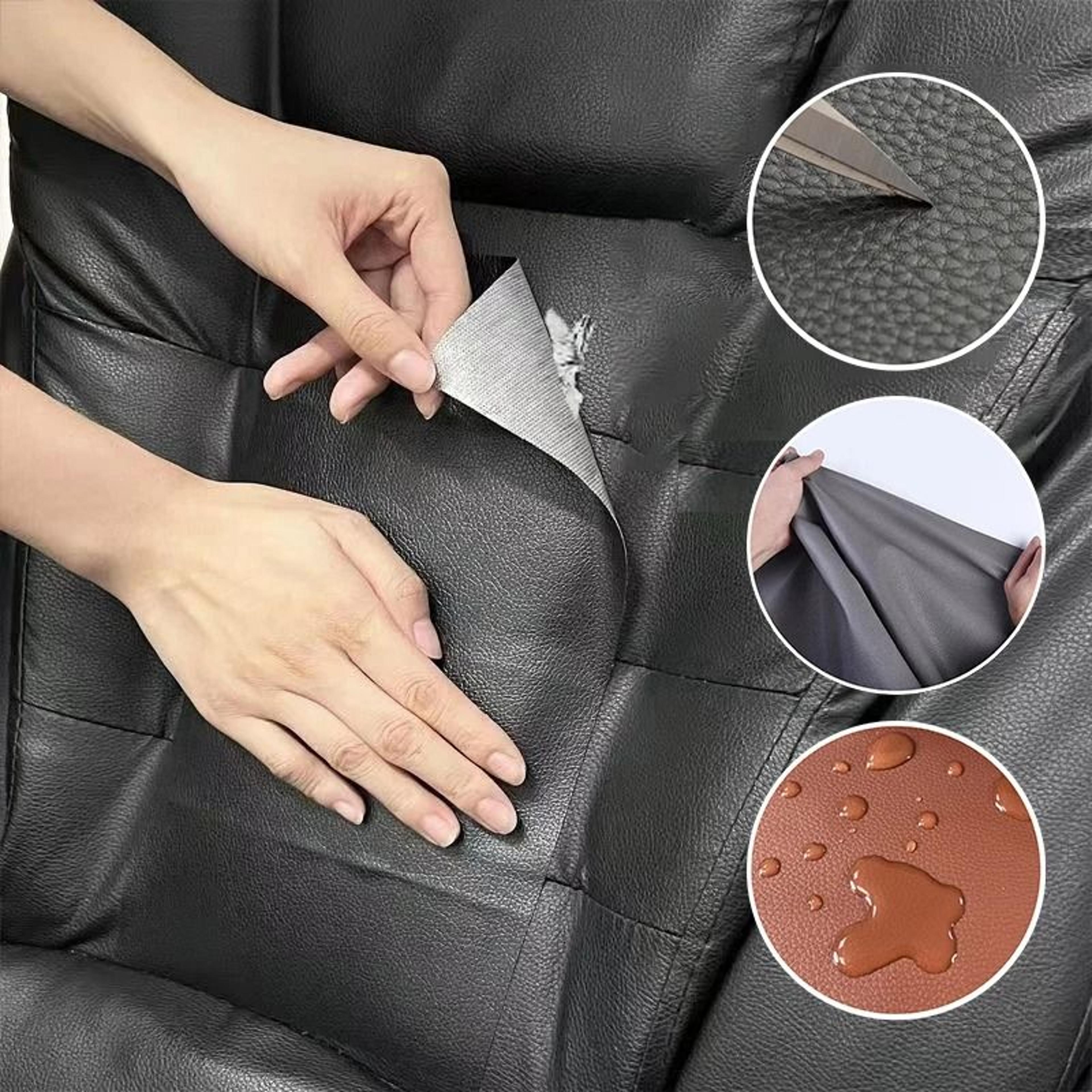 Self Adhesive Leather Repair Patch Kit For Furniture Car Seats And Bags 0