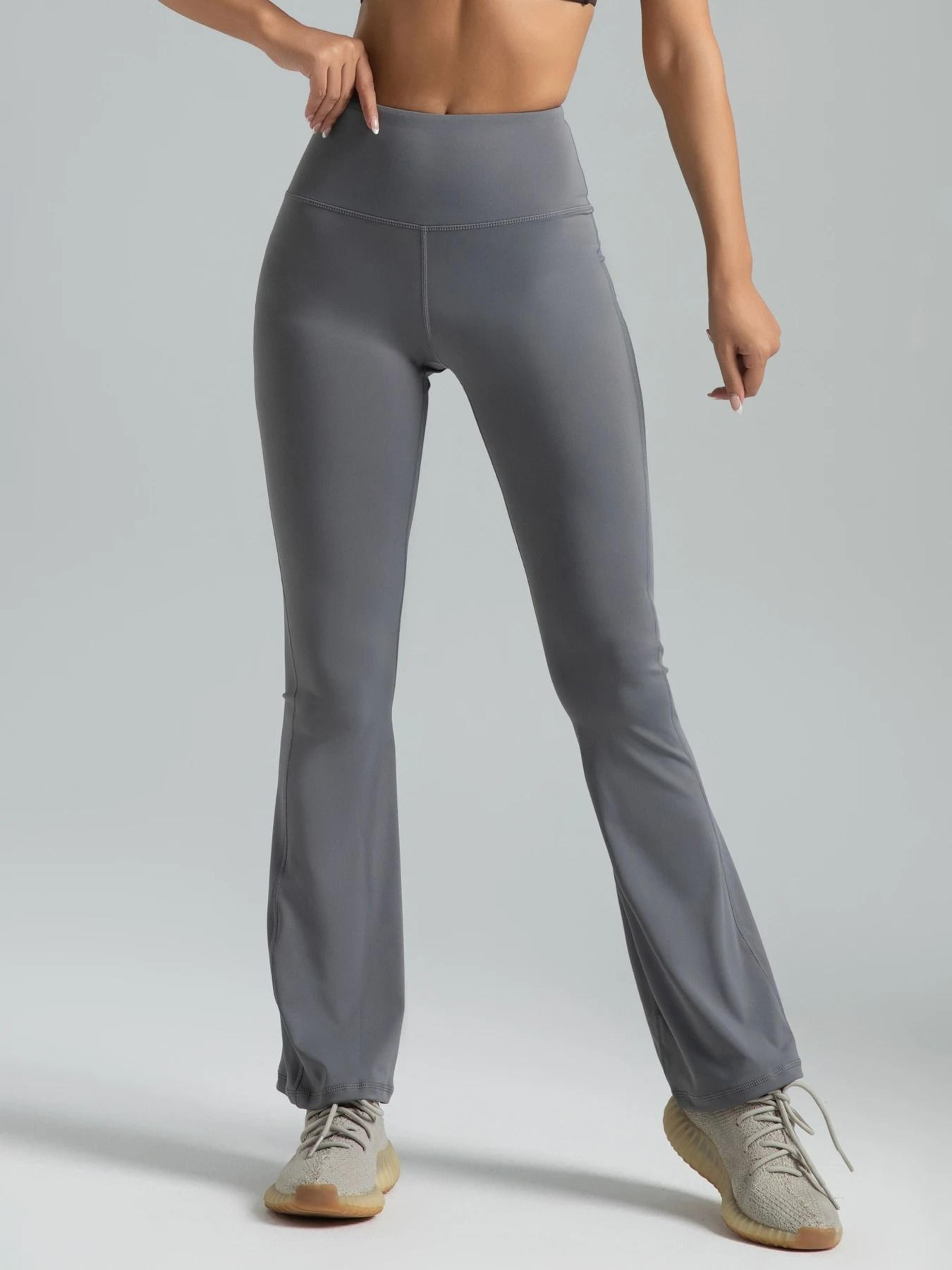 Womens High Waisted Bootcut Yoga Pants Flared Leggings For Workout And Casual Wear 4