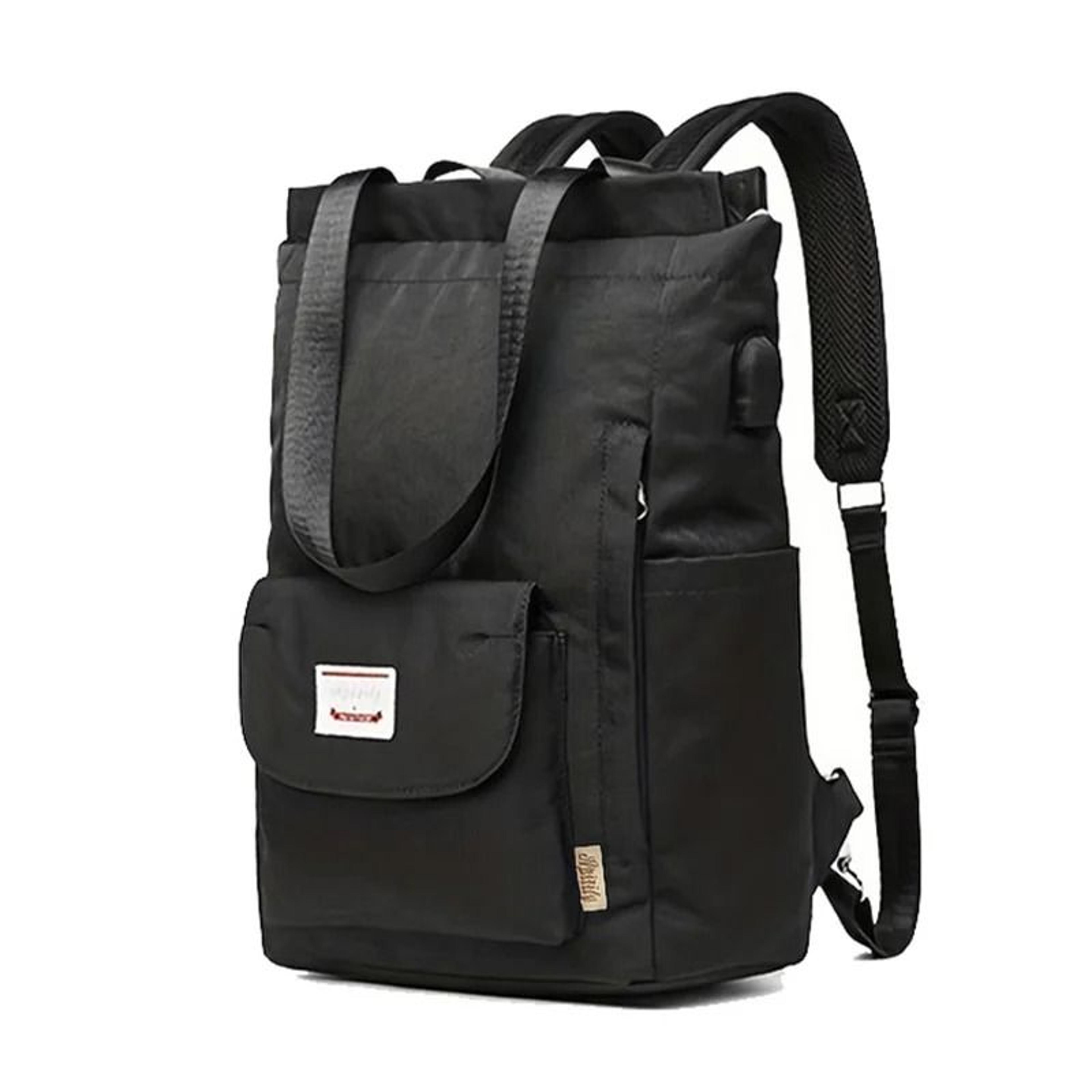 Women Waterproof Stylish Laptop Backpack Oxford Canvas USB College Bag 6