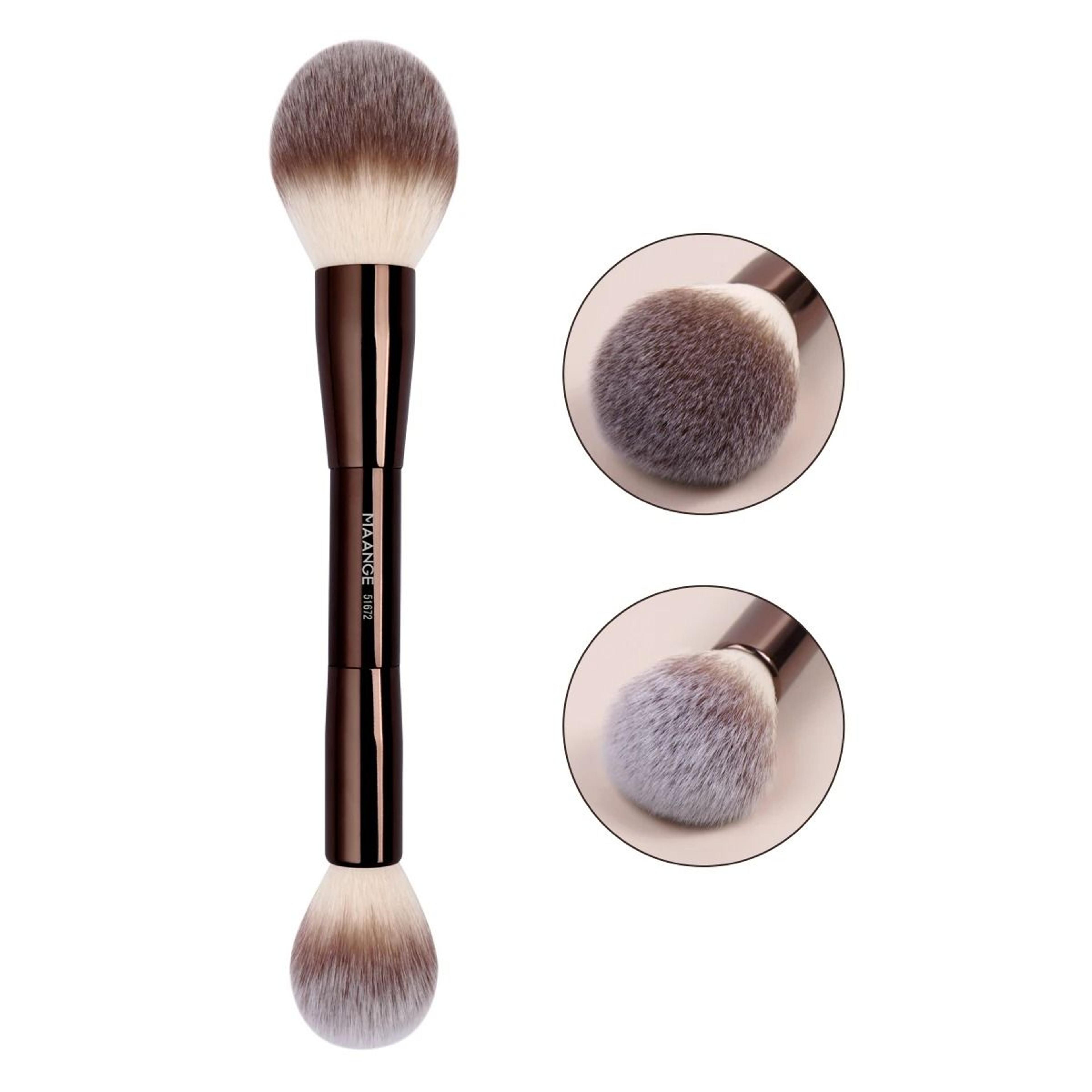Double Head Makeup Brush Foundation Powder Concealer Blush Bronzer Brush 12