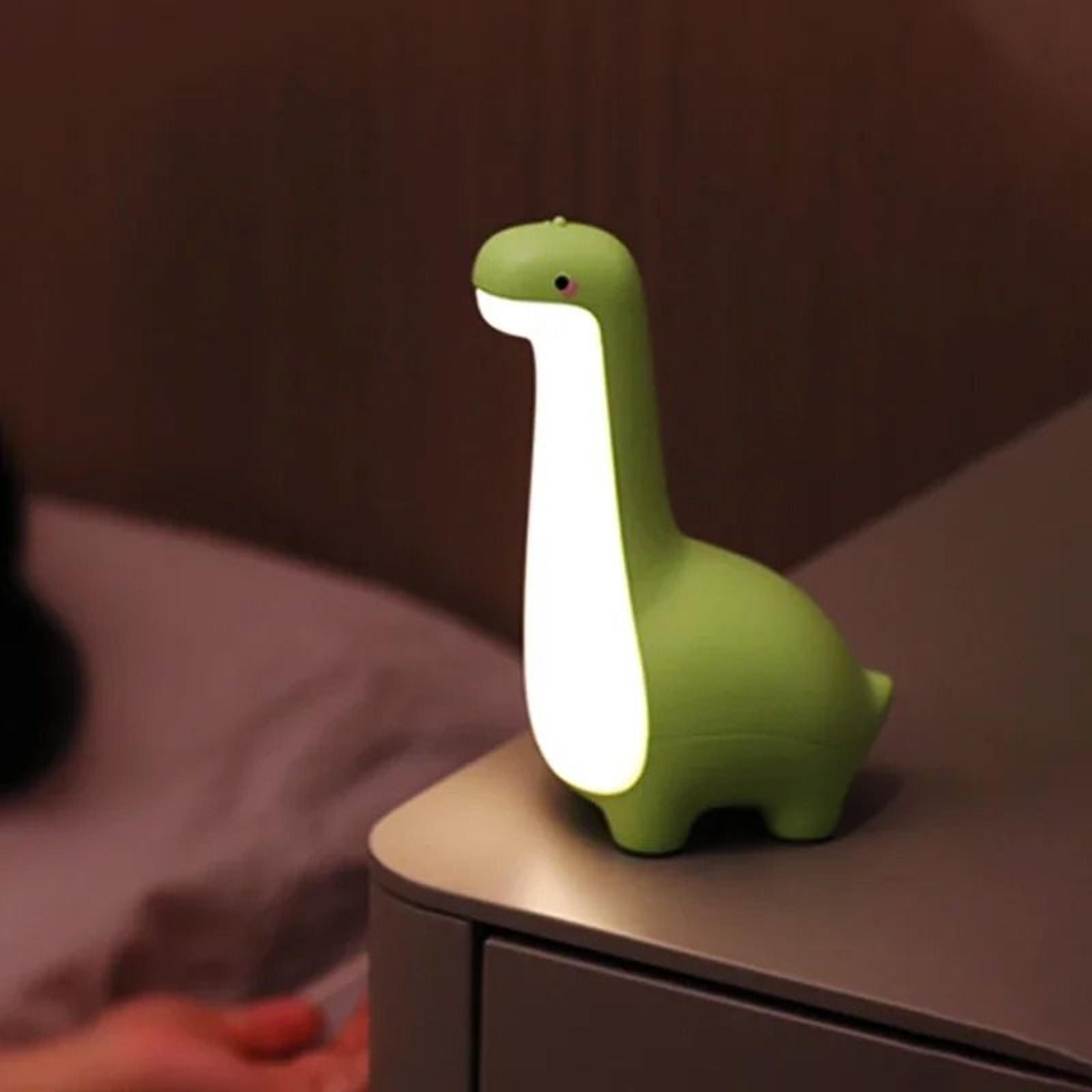 dinosaur night light usb charging bedside lamp for kids room