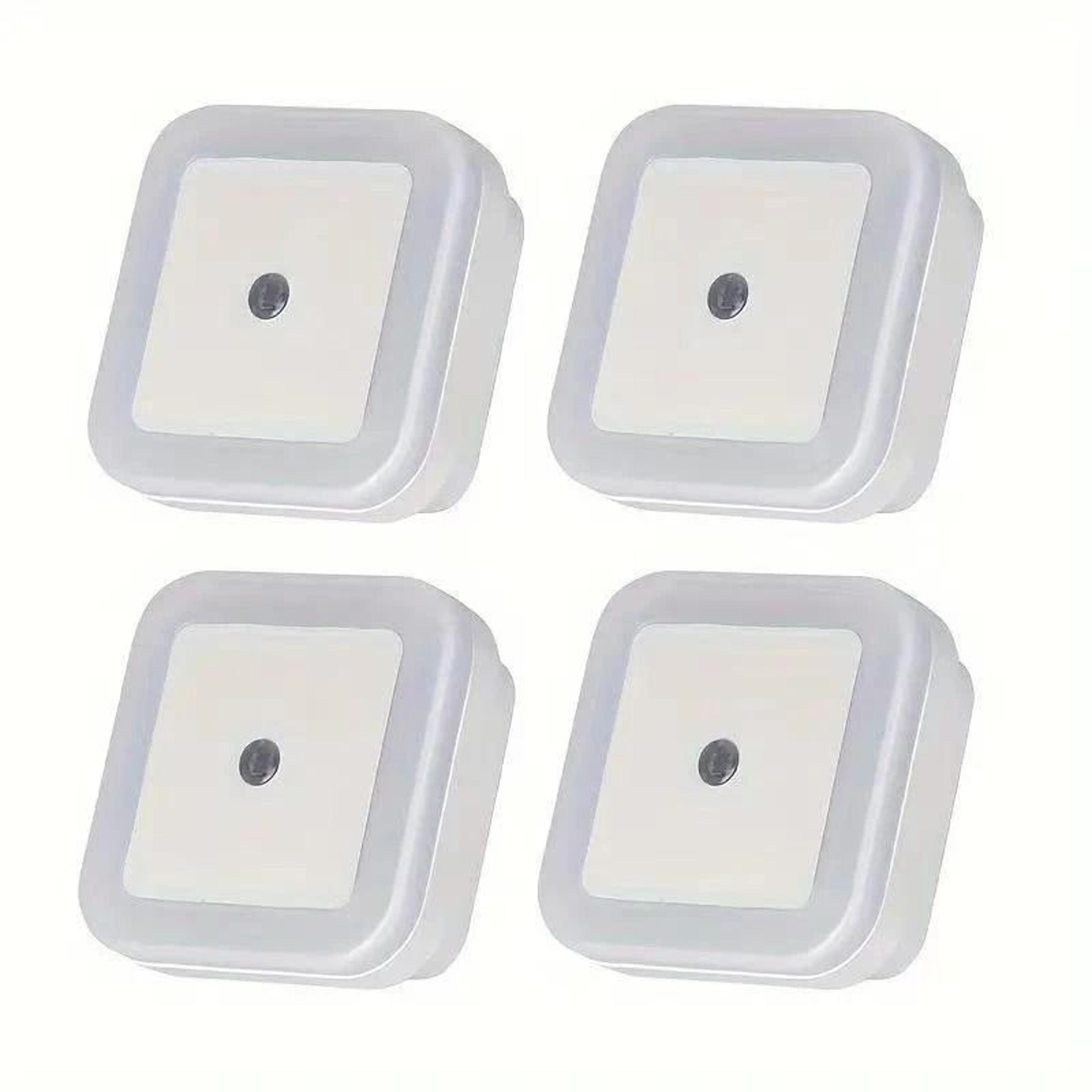 LED Wireless Sensor Night Light Mini Square Plug In Wall Lamp For Children Room 9