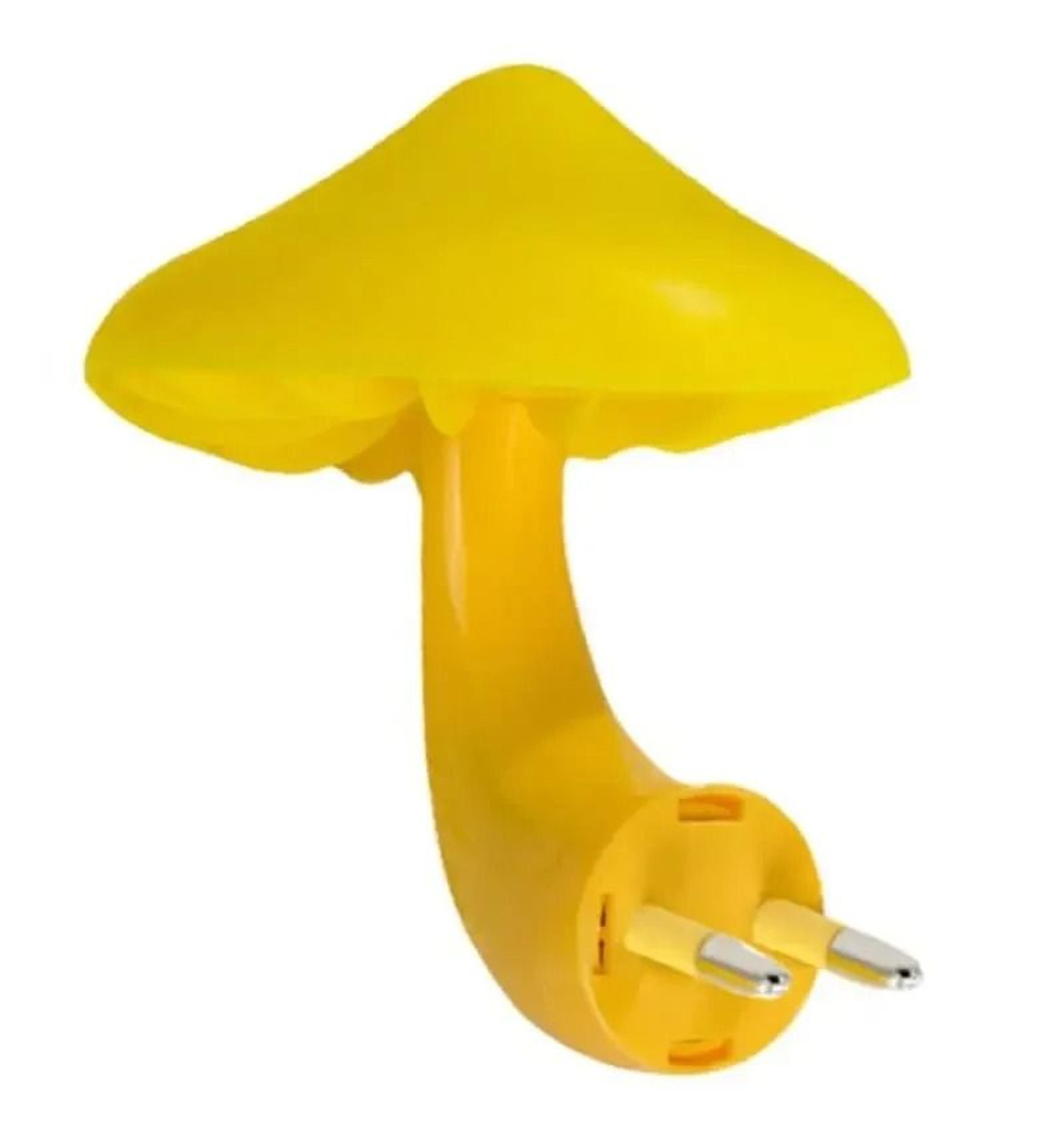 LED Light Sensor Night Light Mushroom Plug In Wall Lamp For Bedroom And Bathroom 2