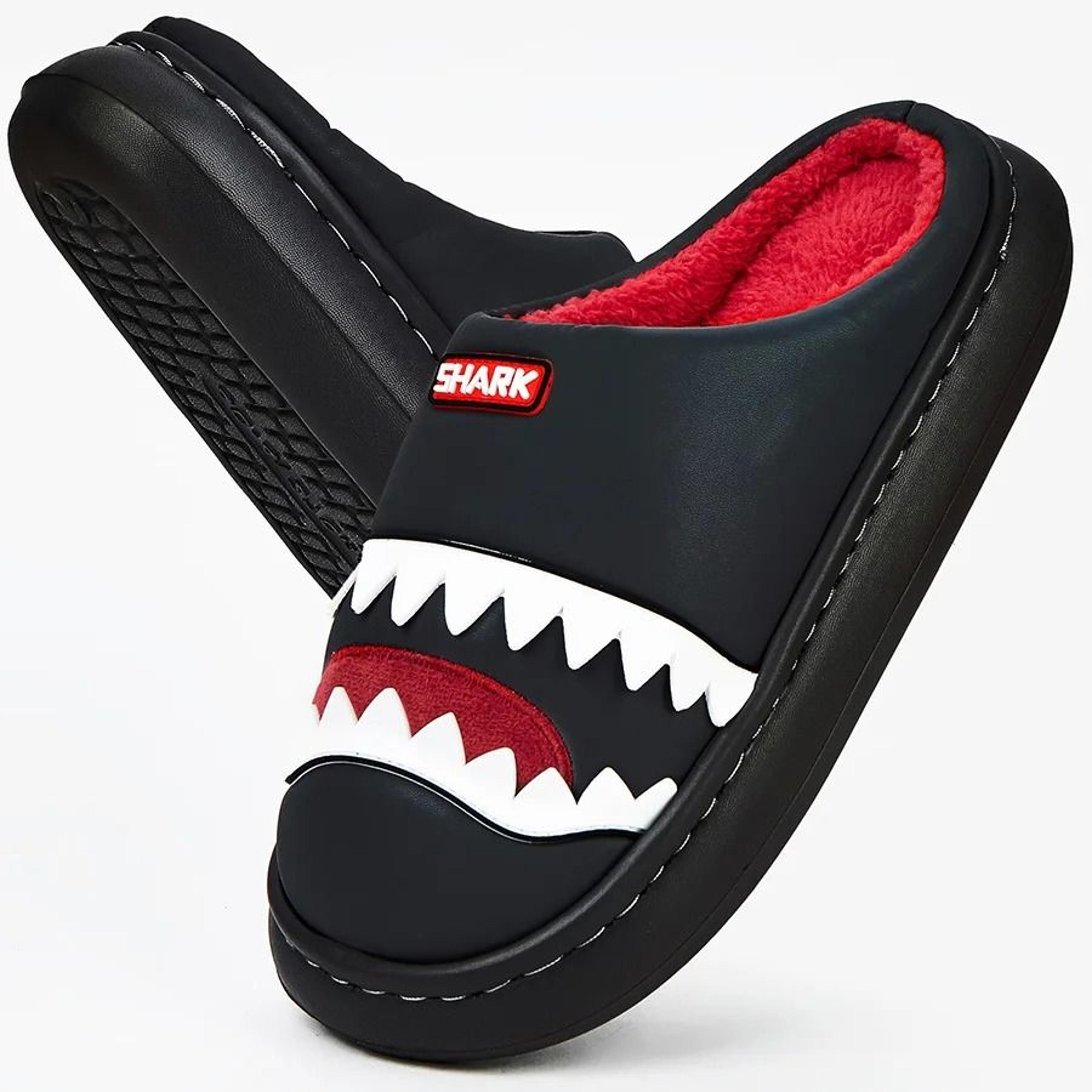 Cute Slippers For Men Embroidered Cushion Platform Indoor House Shoes 7