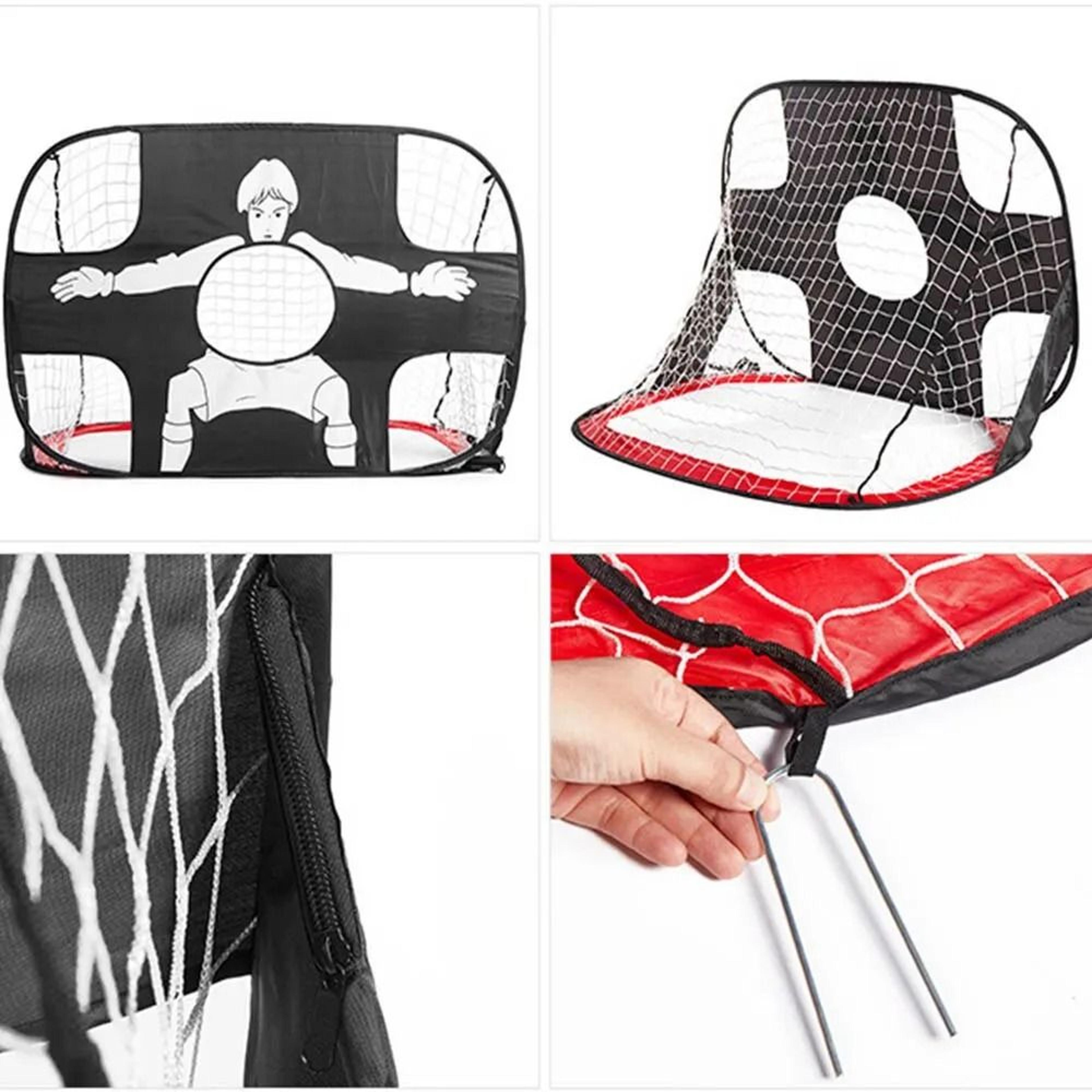Foldable Football Goal Nylon Soccer Goal For Kids And Adults 5