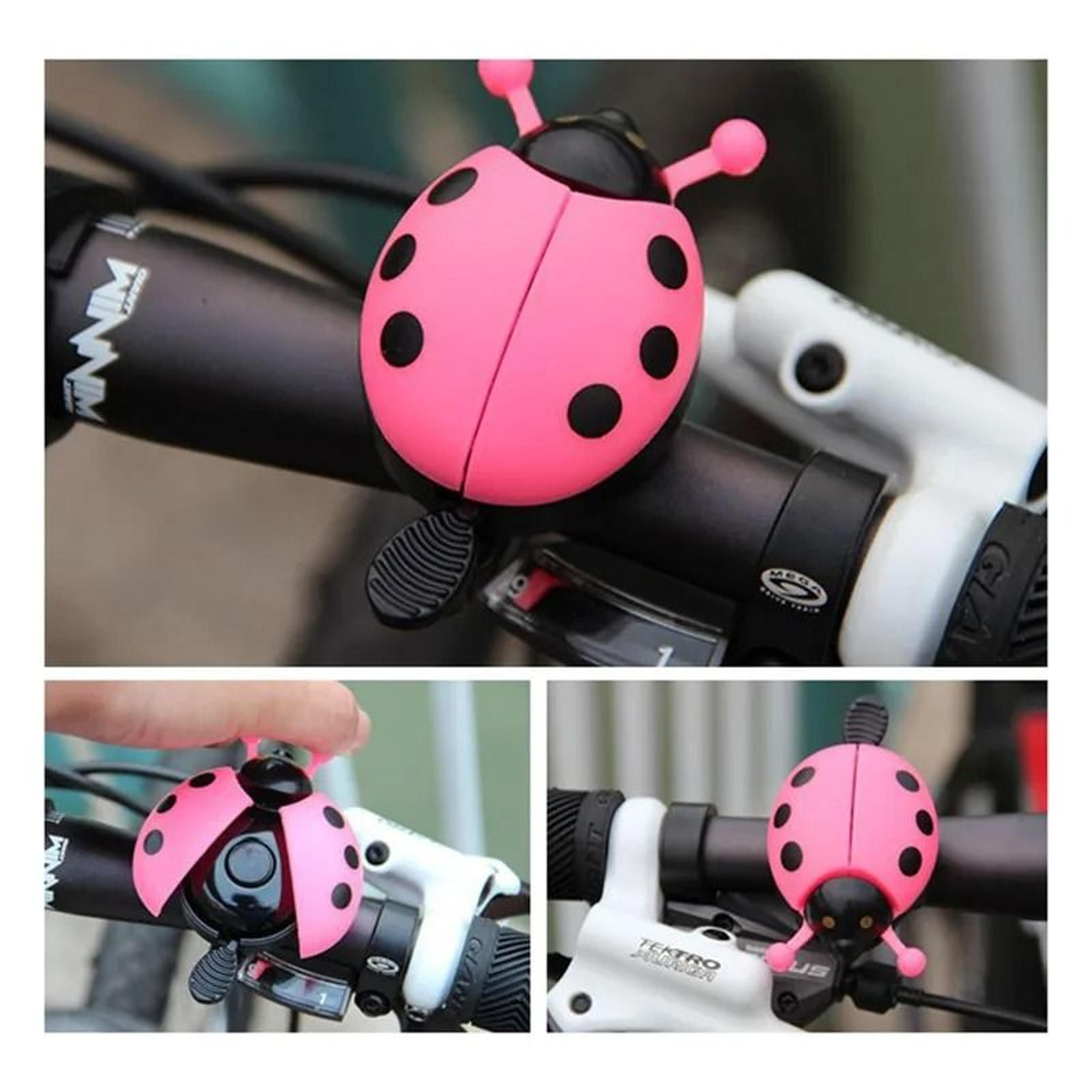 Cartoon Beetle Ladybug Bicycle Bell For Kids Bike Ride Horn Alarm 0