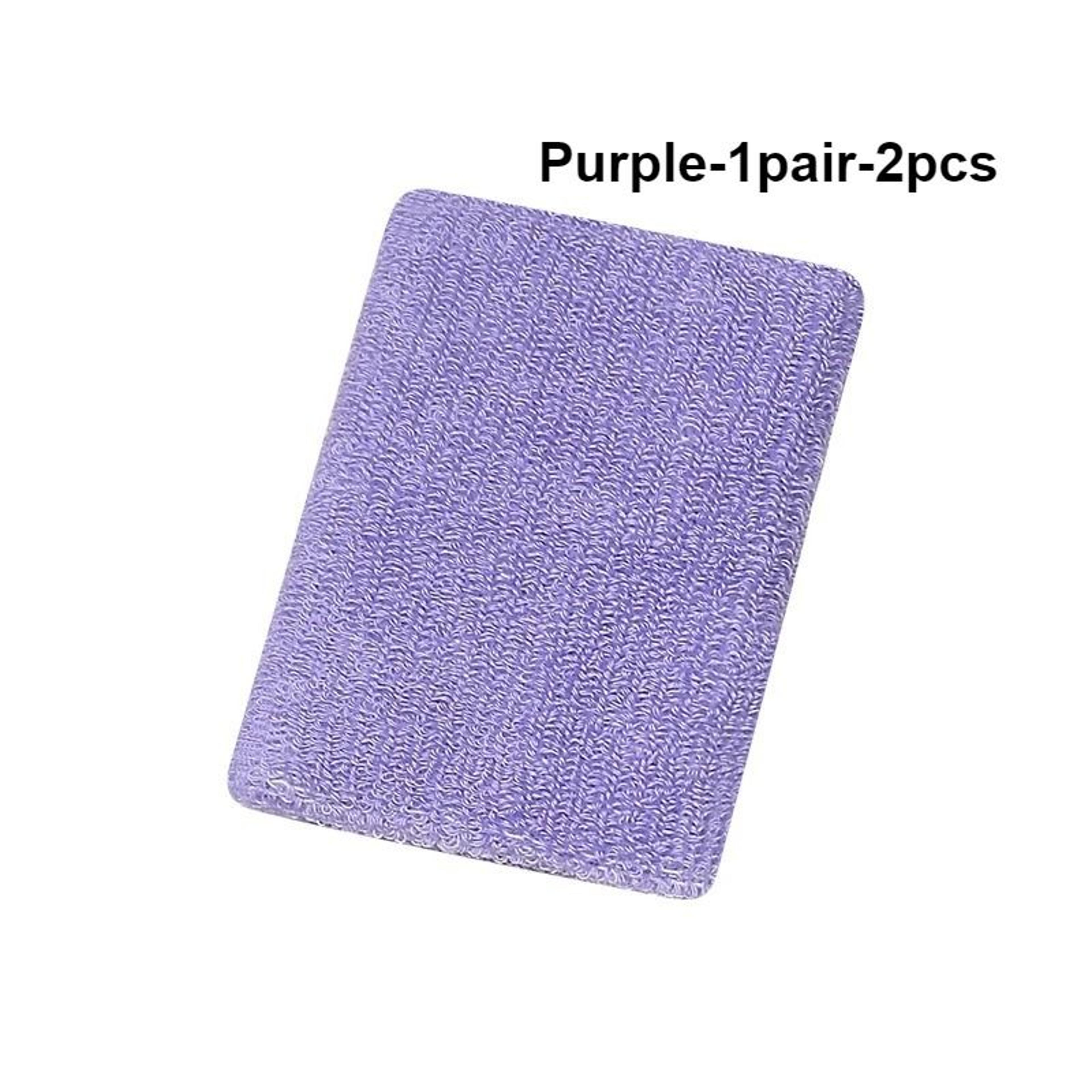 Breathable Cotton Wrist Sweatbands Set For Tennis Football Basketball Running Gym 6