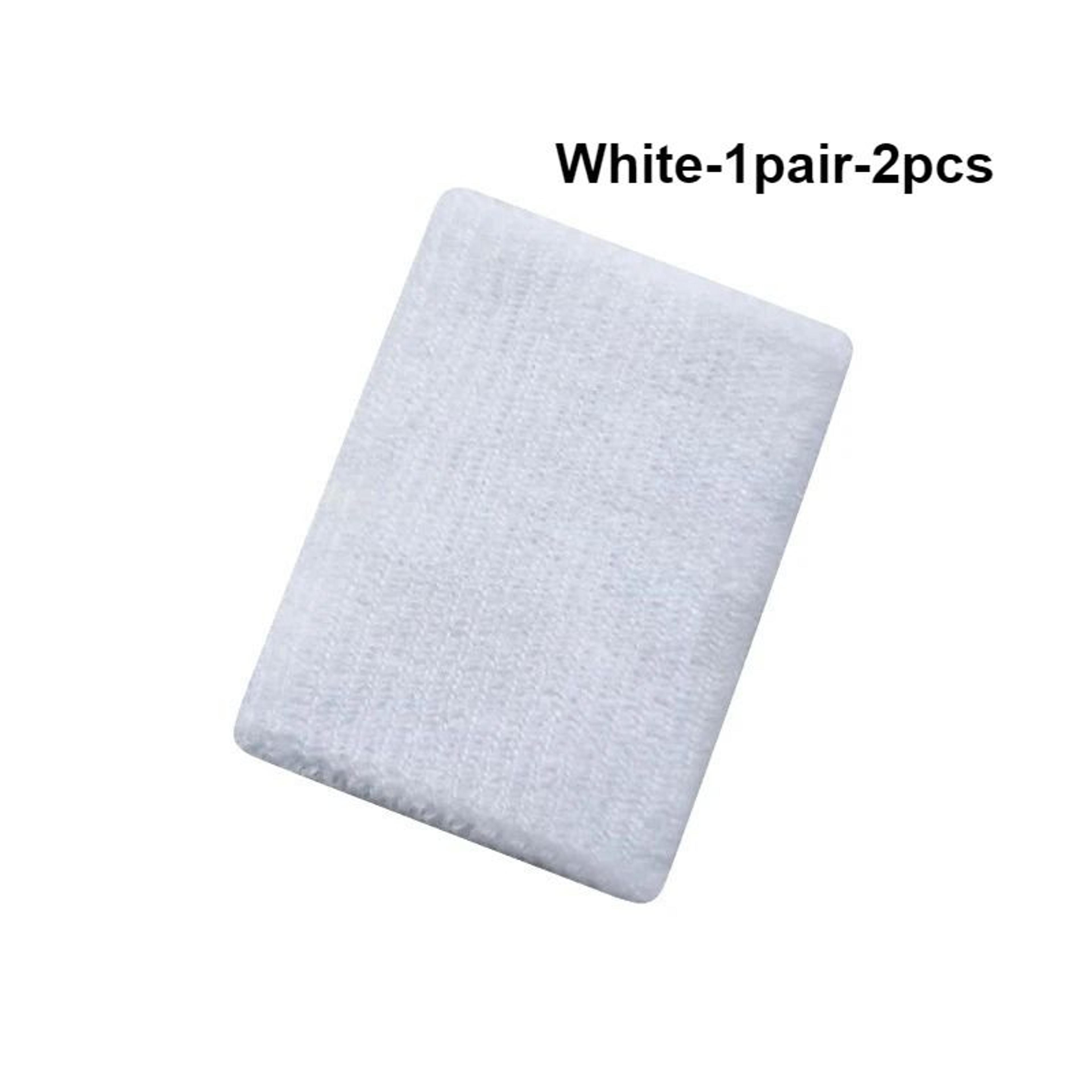 Breathable Cotton Wrist Sweatbands Set For Tennis Football Basketball Running Gym 9
