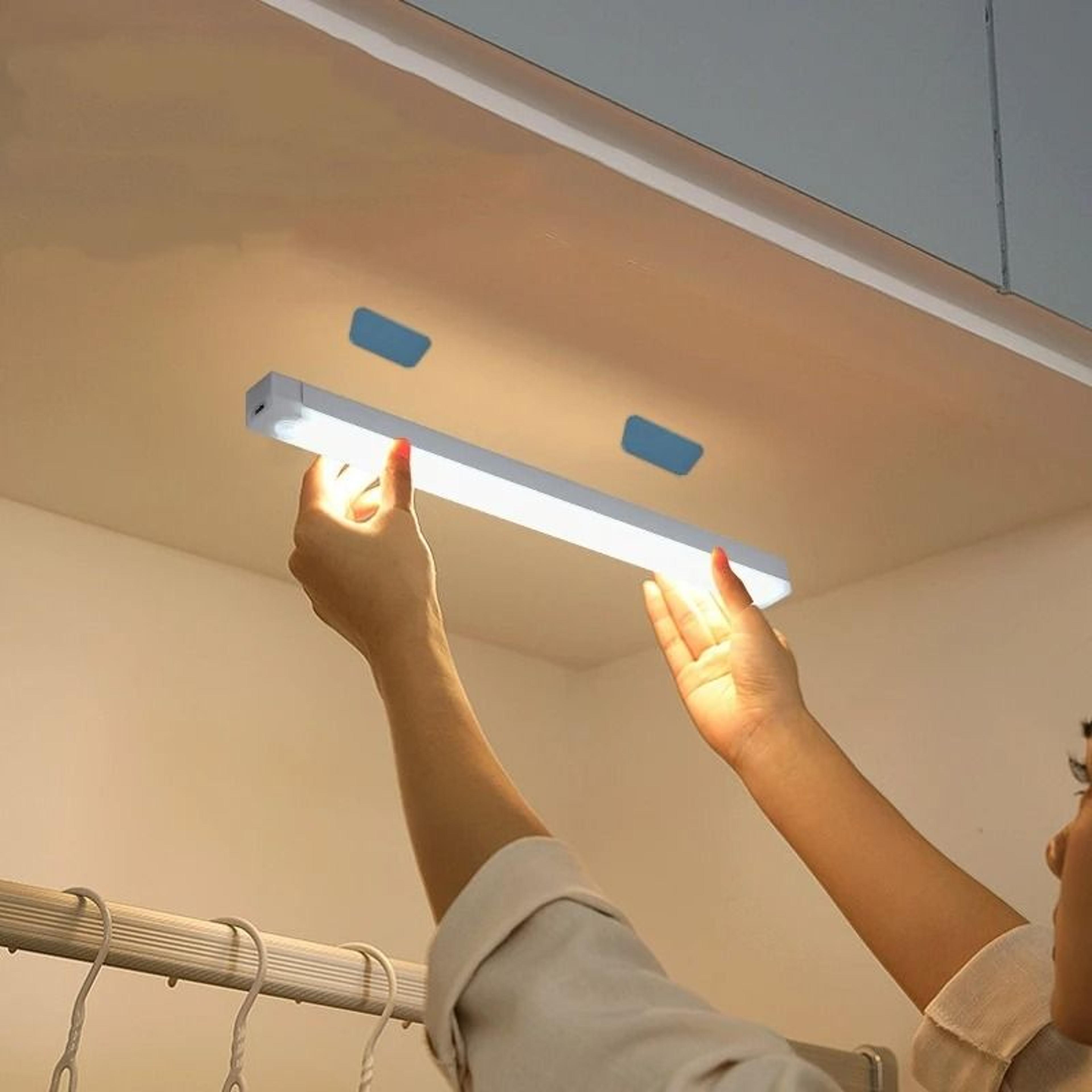 Wireless USB Rechargeable Motion Sensor LED Bar Light Portable Cordless Cabinet Lamp 1