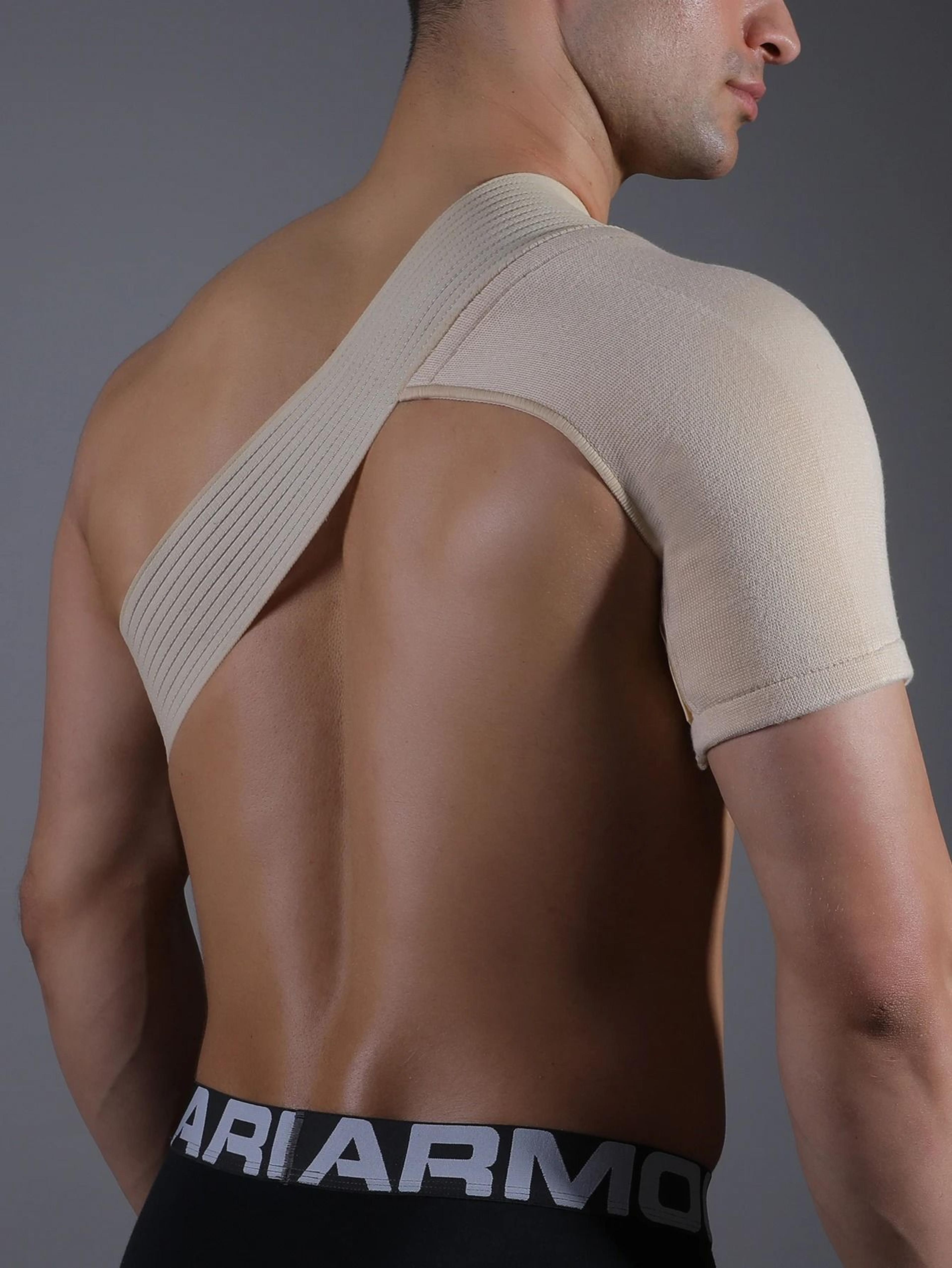 Breathable Elastic Shoulder Support Upper Back Brace 1