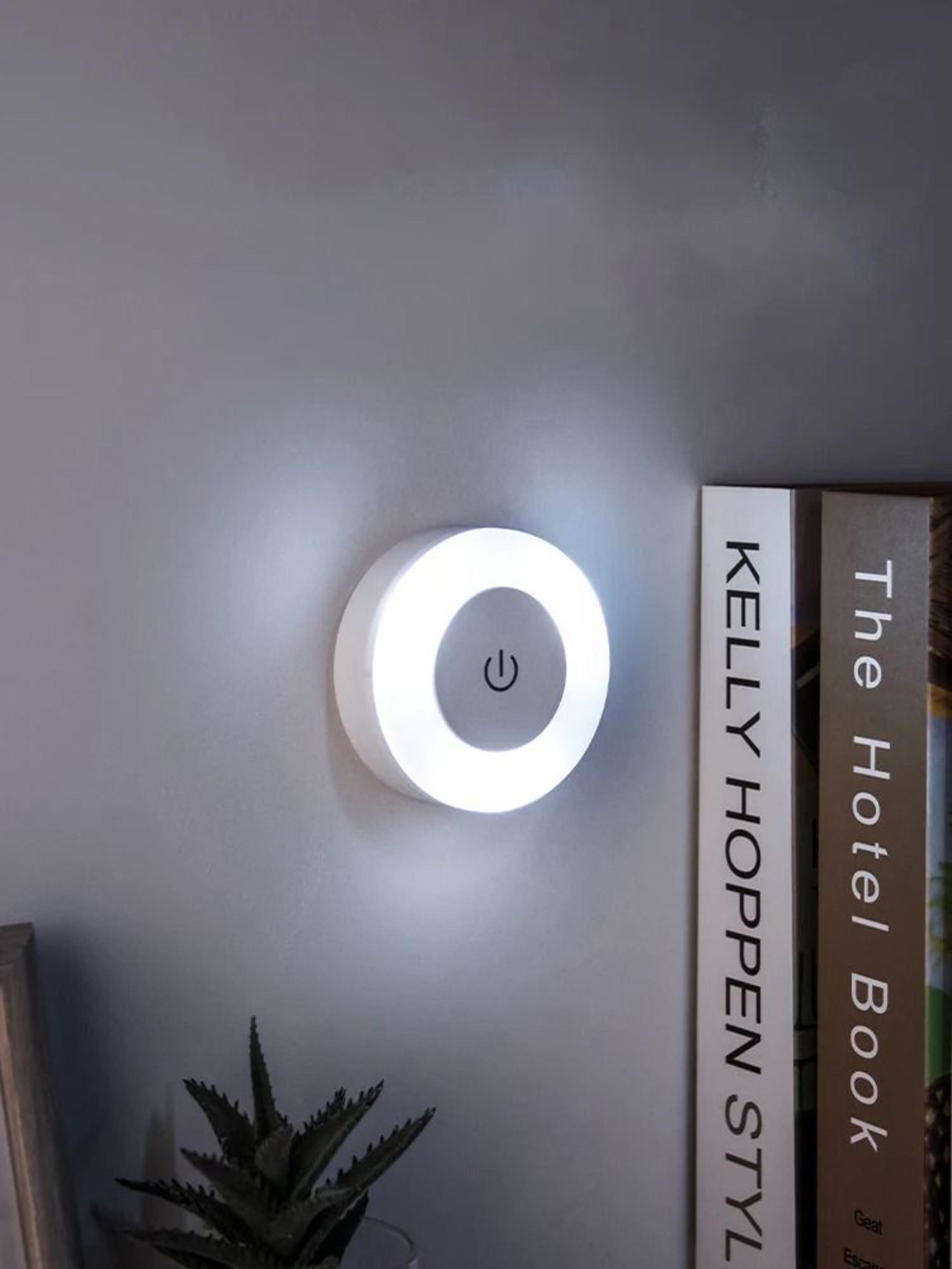USB Rechargeable LED Night Light Touch Sensor Magnetic Wall Lamp 6