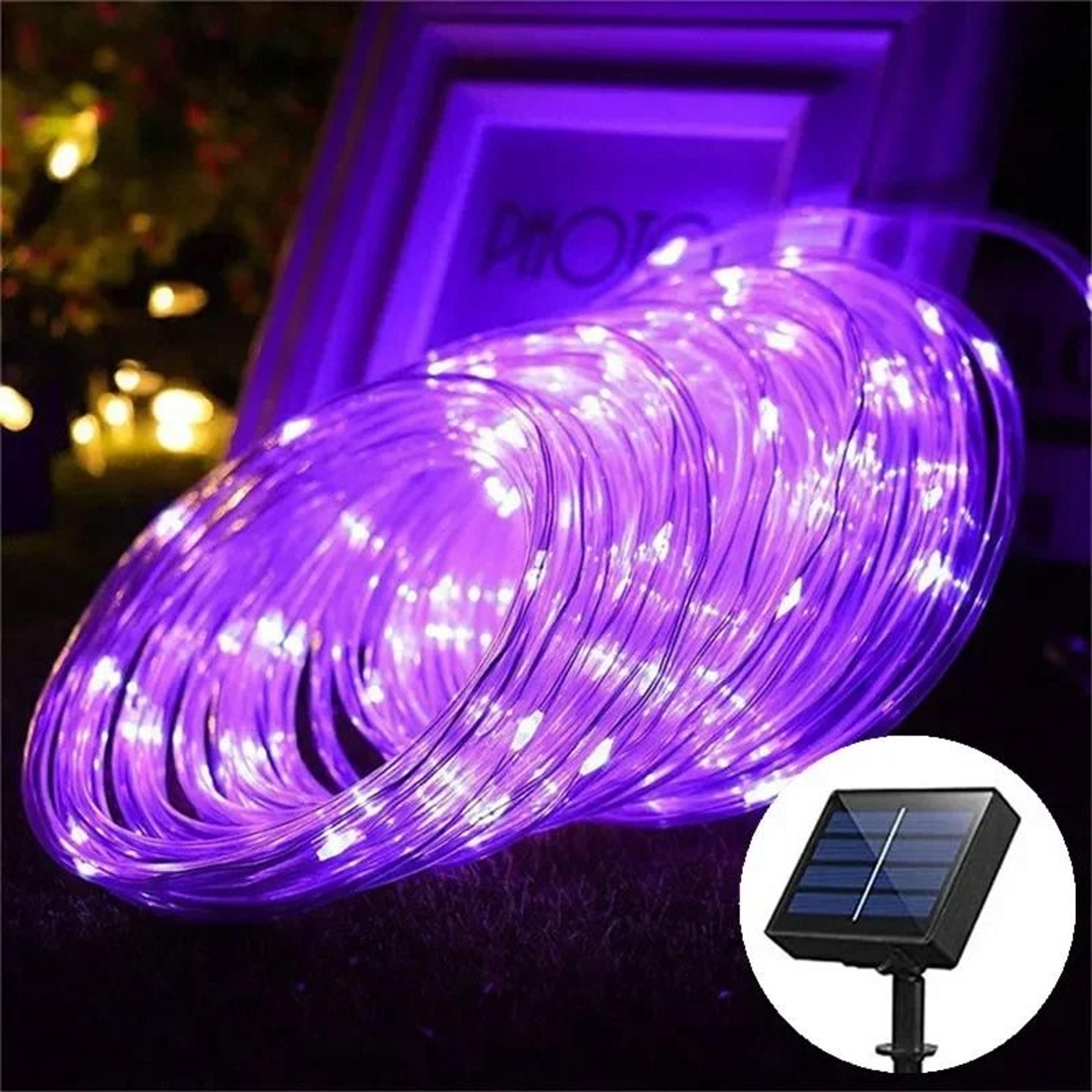 8 Modes Solar Rope Hose Lights LED String Lights Outdoor Decoration 11
