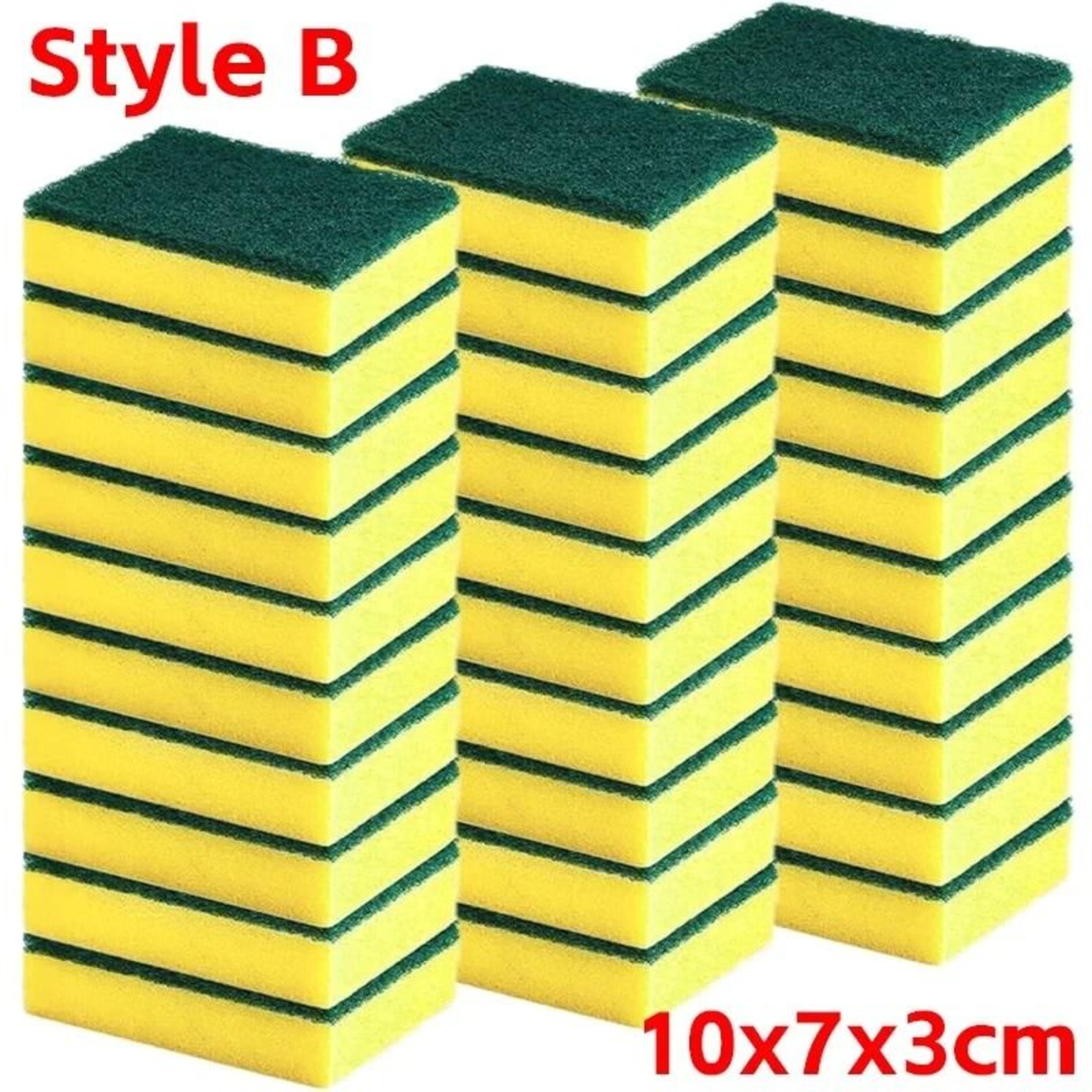 DoubleSided HeavyDuty Magic Cleaning Sponge For Kitchens Pots  Motorcycles 6