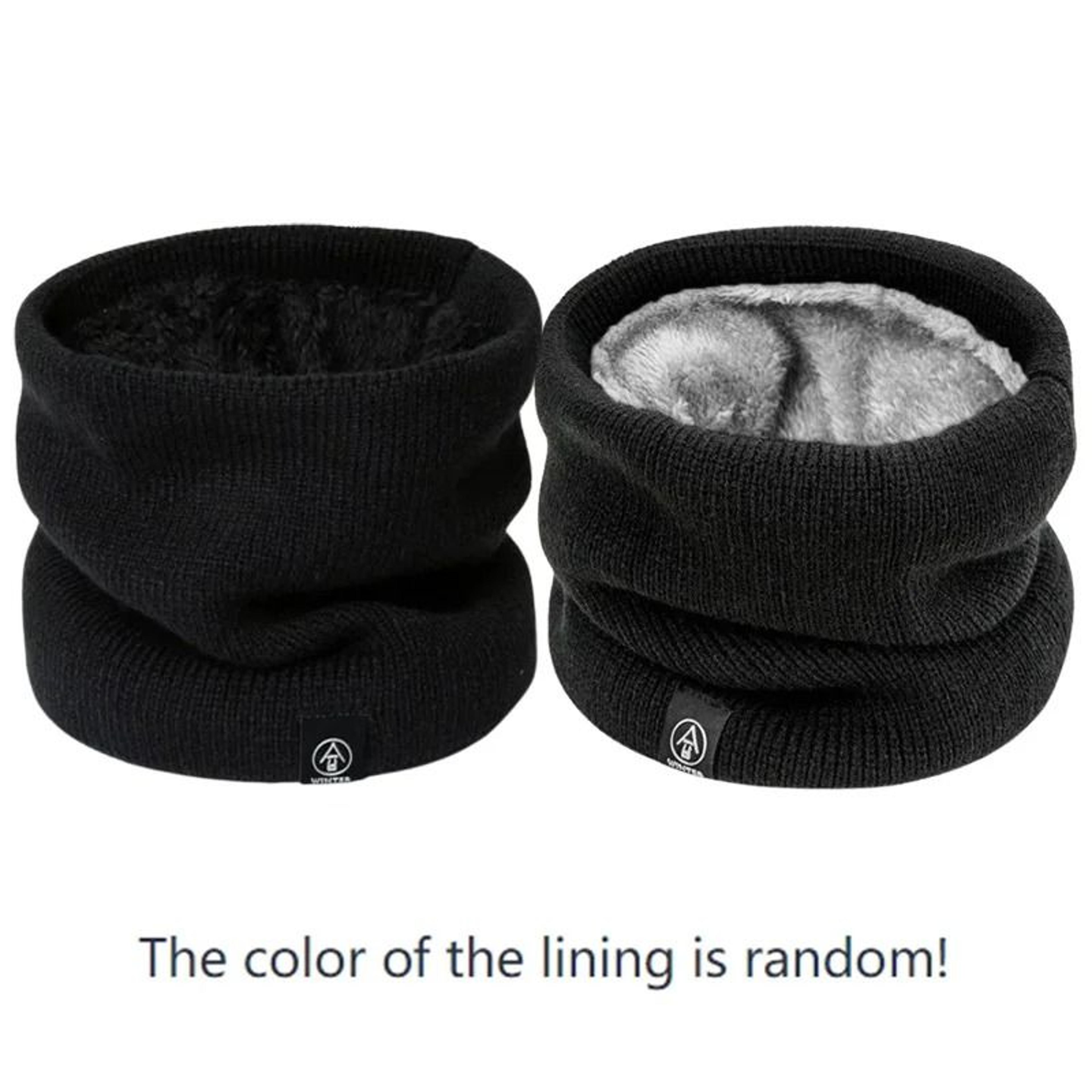 Knitted Acrylic Ring Scarf Winter Snood For Women And Men 4