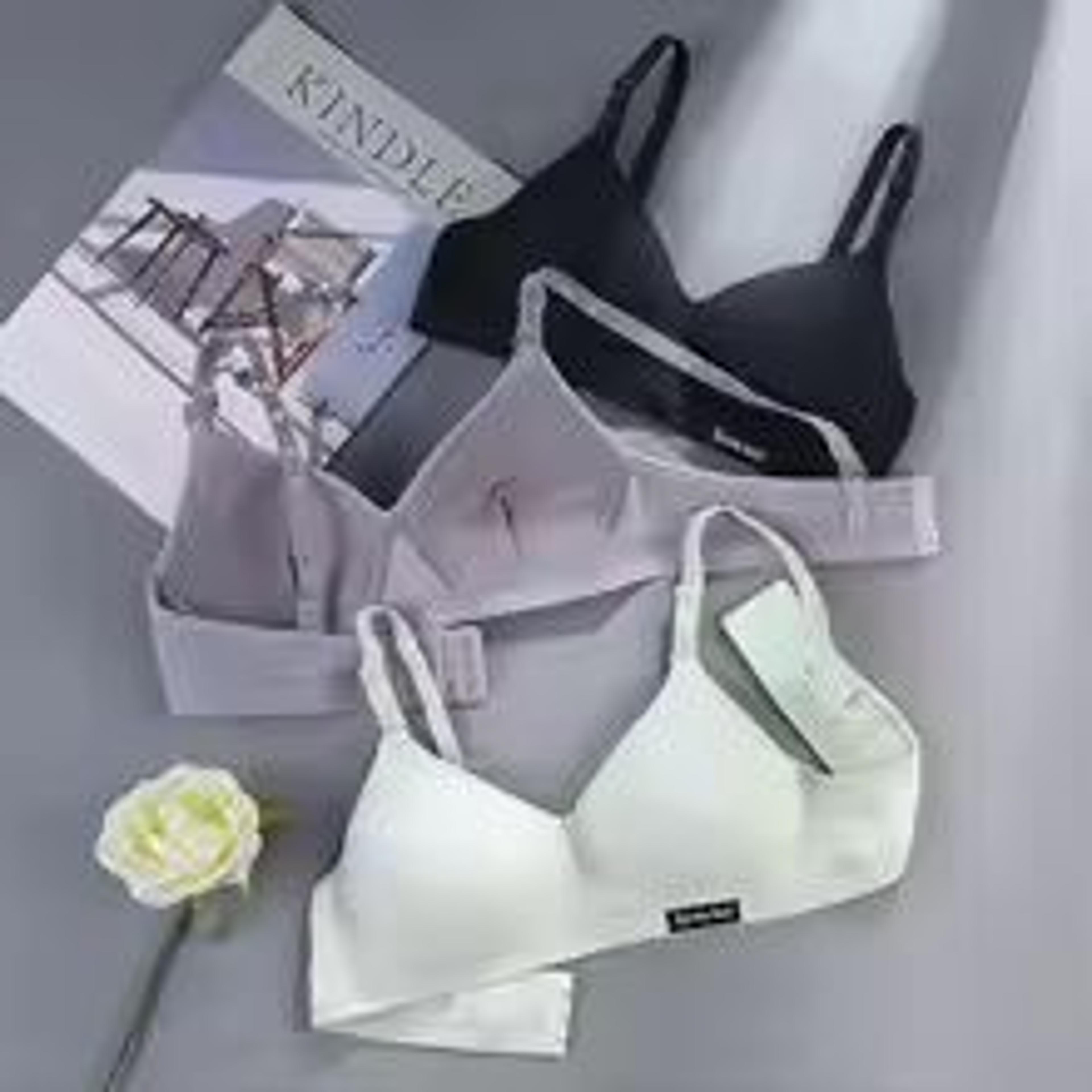 Seamless Soft Training Bra For Girls No Underwire SkinFriendly School Teen Underwear 3