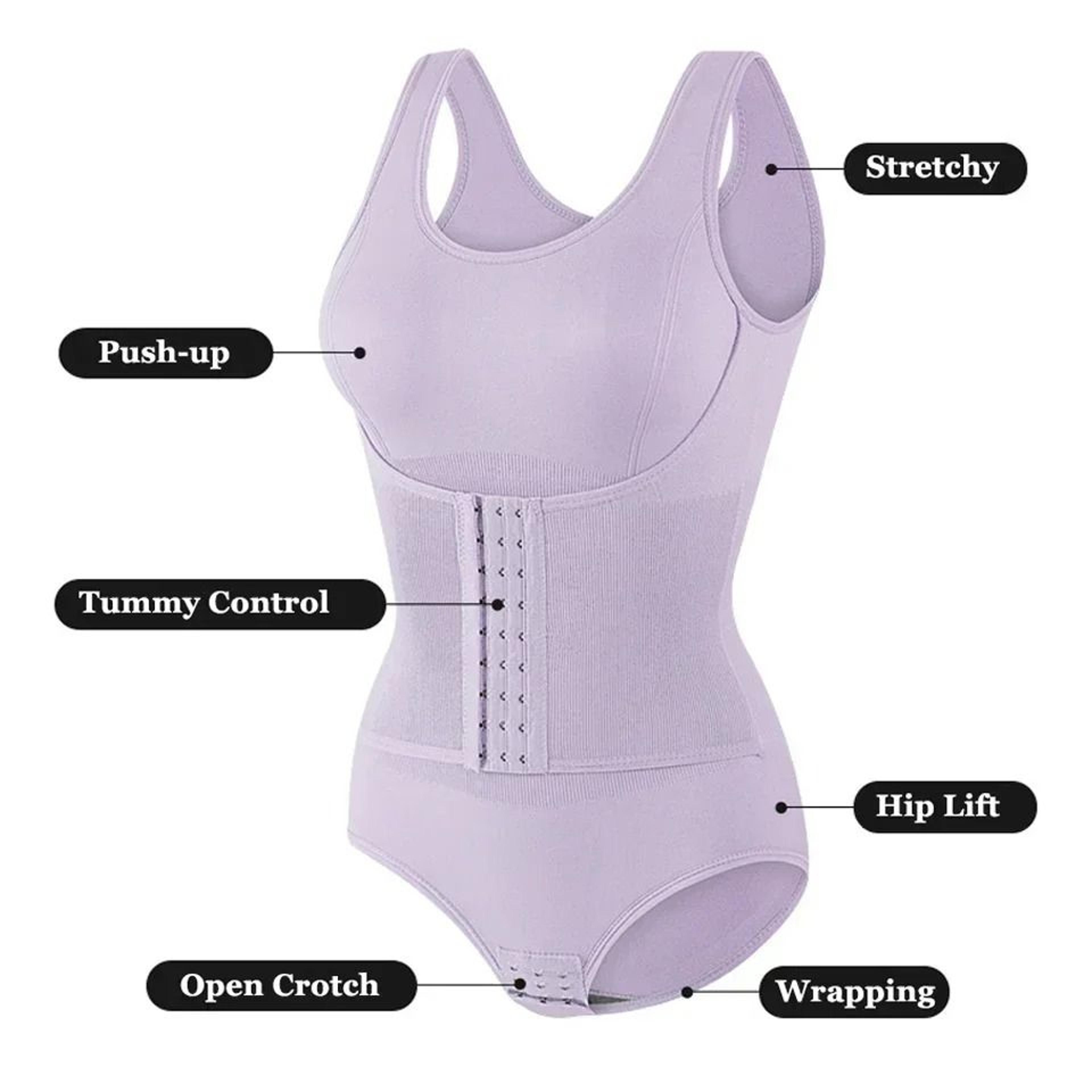 2025 Bodysuit Shapewear With Zipper Belt Women Tummy Control Waist Trainer Slimming Corset Body Sha 1
