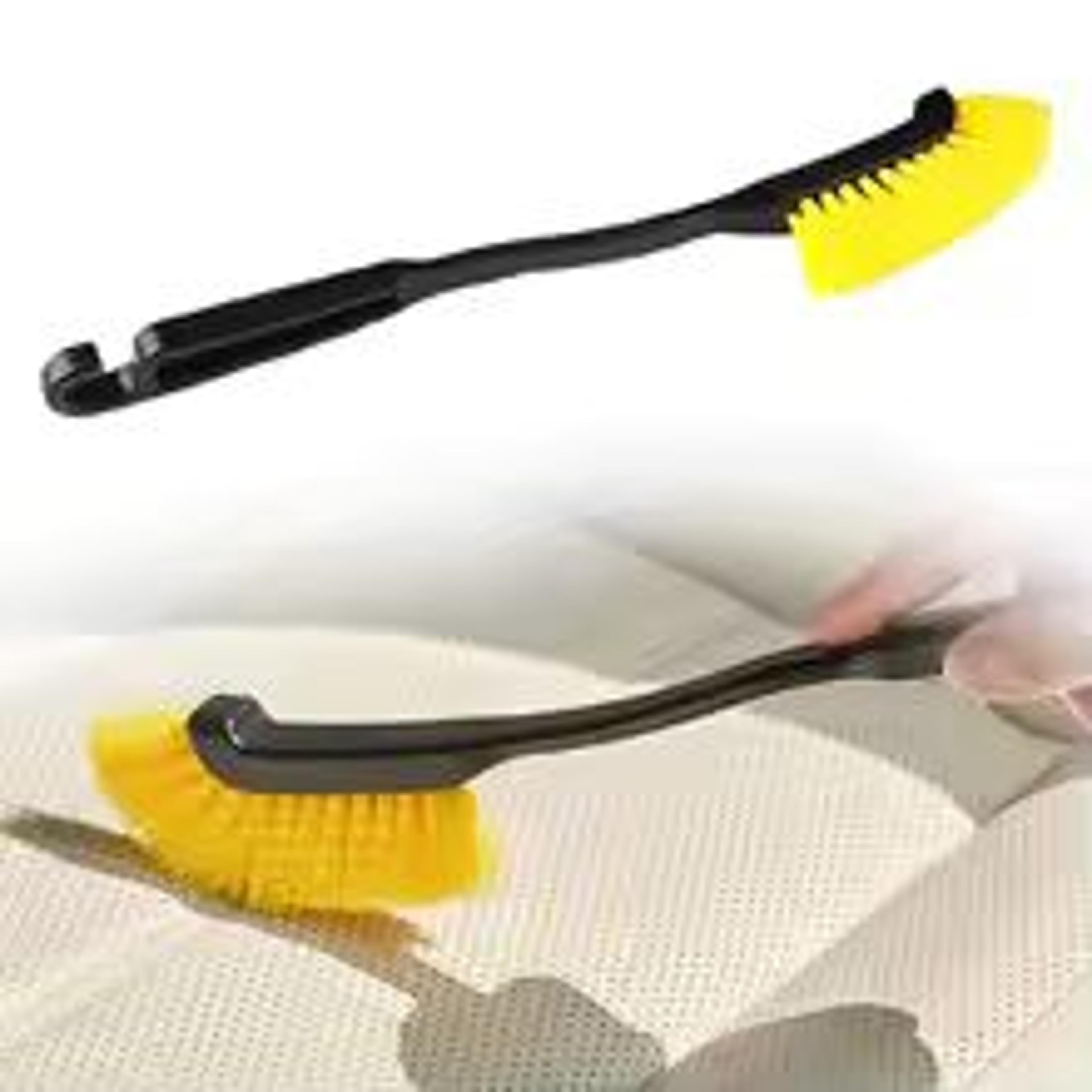 Car Wheel Tire Rim Brush Curved Head Flexible Hand Tool 1