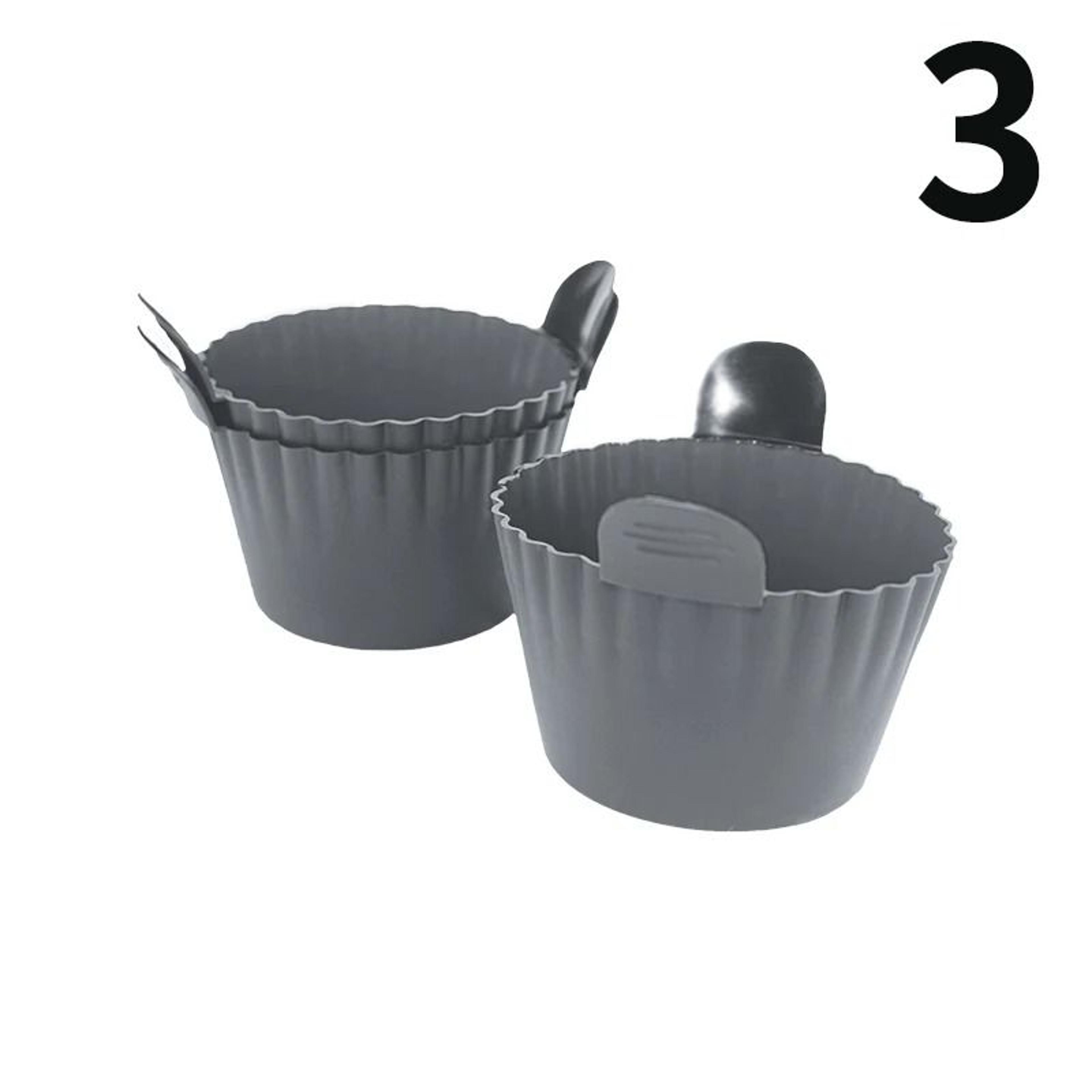 Silicone Air Fryer Egg Poacher Cupcake Baking Cups Ramekins For Ovens And Air Fryers 6
