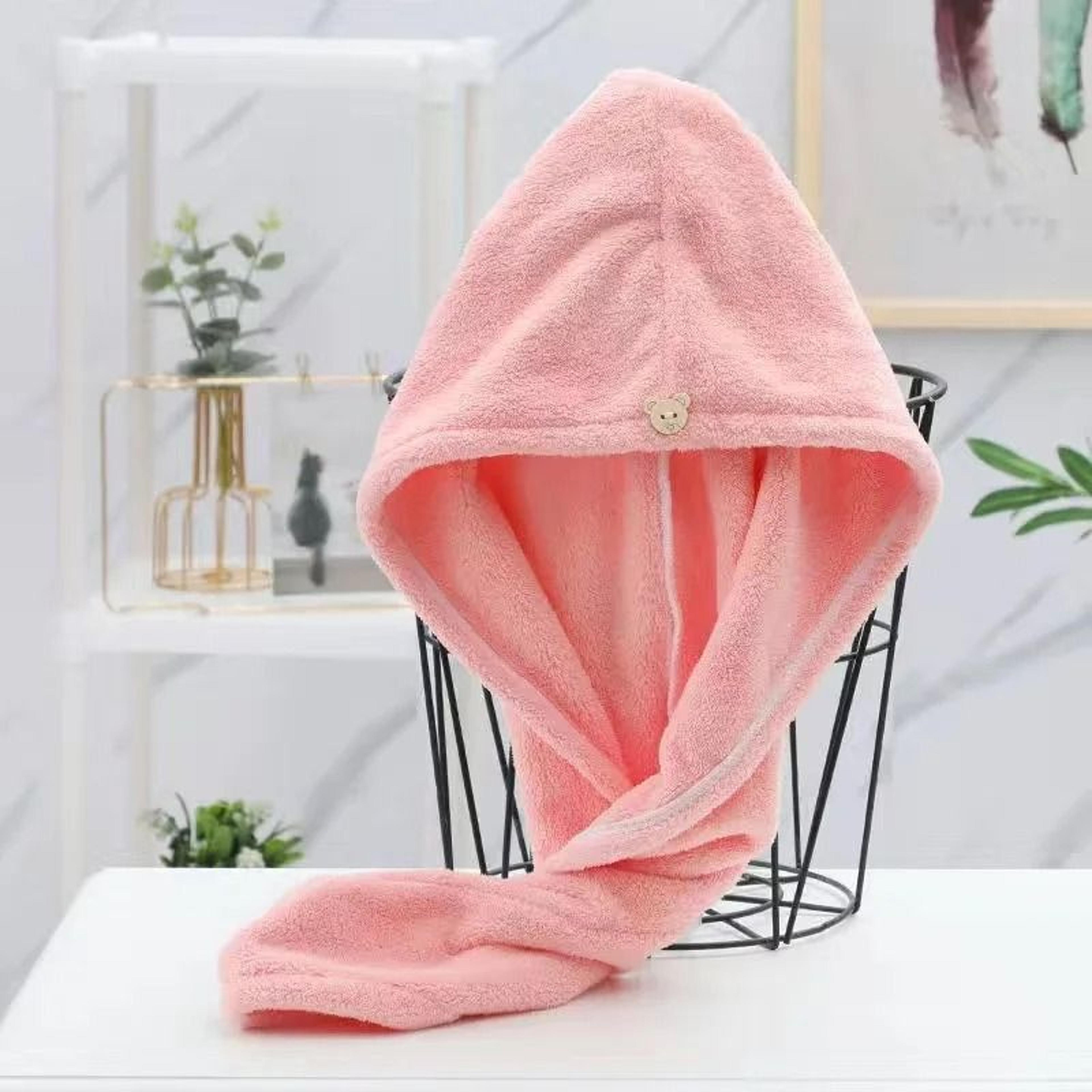 Quick Dry Microfiber Hair Towel 25x63cm Women Bath Turban Wrap 8