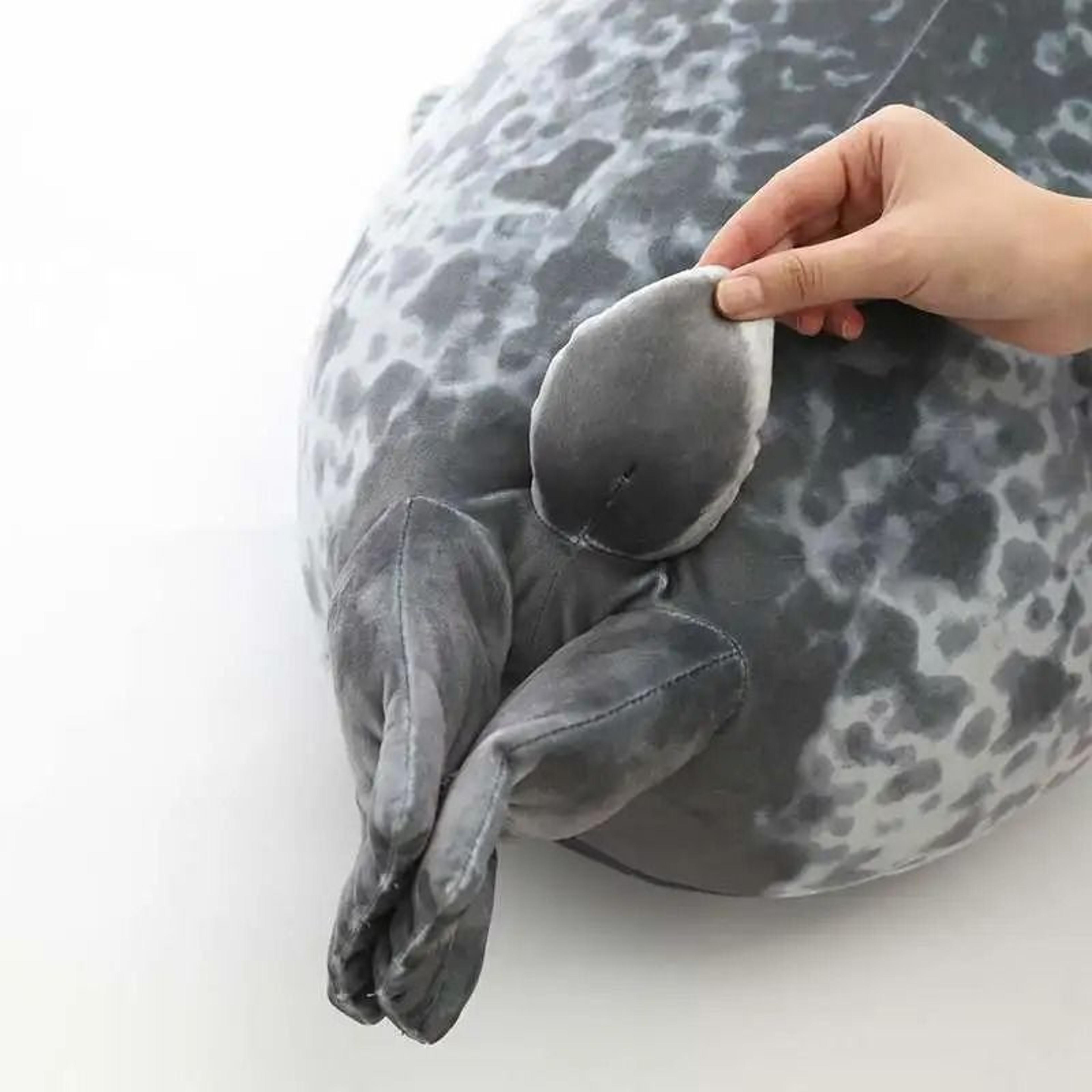 Angry Blob Seal Plush Pillow Chubby 3D Sea Lion Doll 5