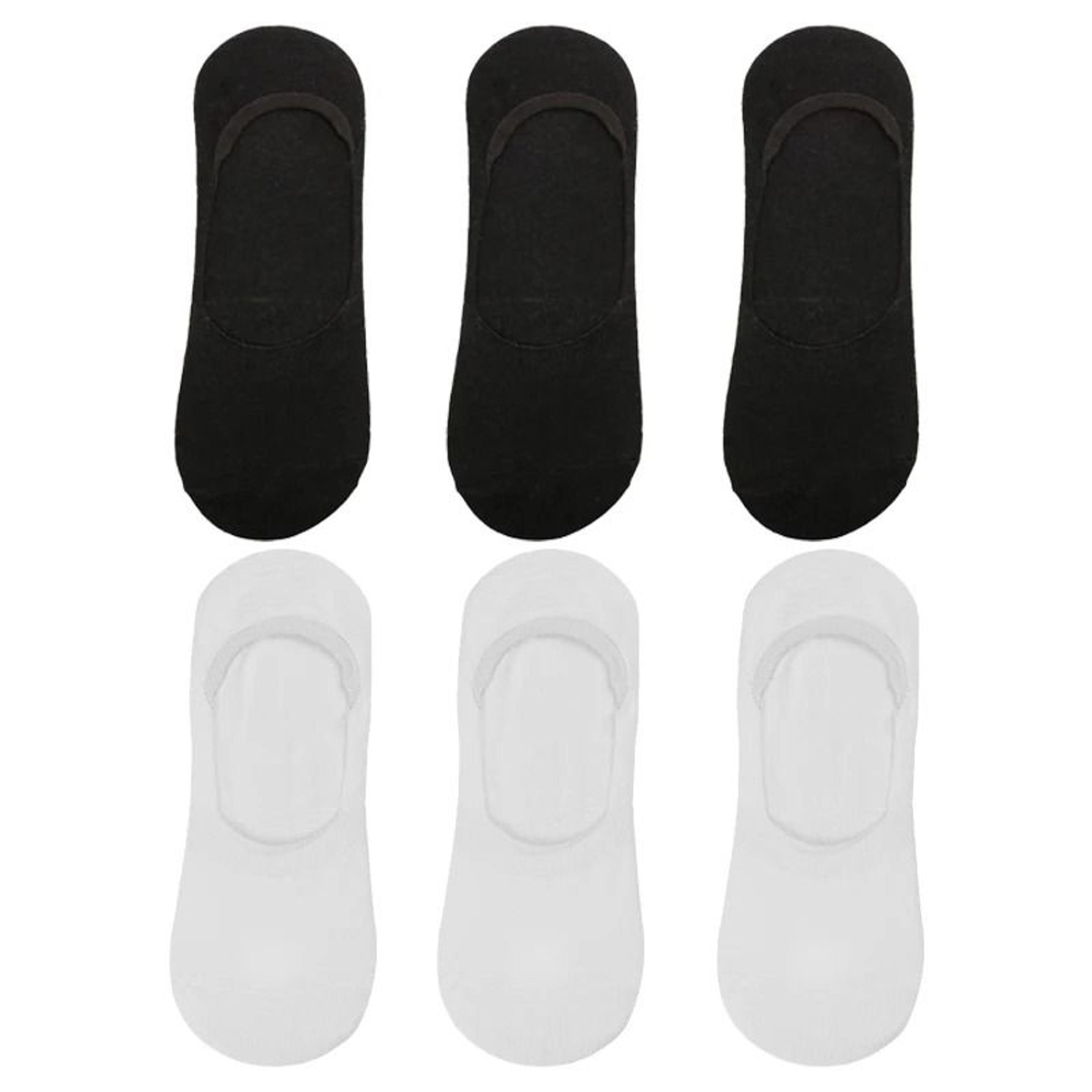 6 Pair Mens Bamboo Breathable Invisible Socks Low Cut Casual Cotton Boat Non Slip Socks 9