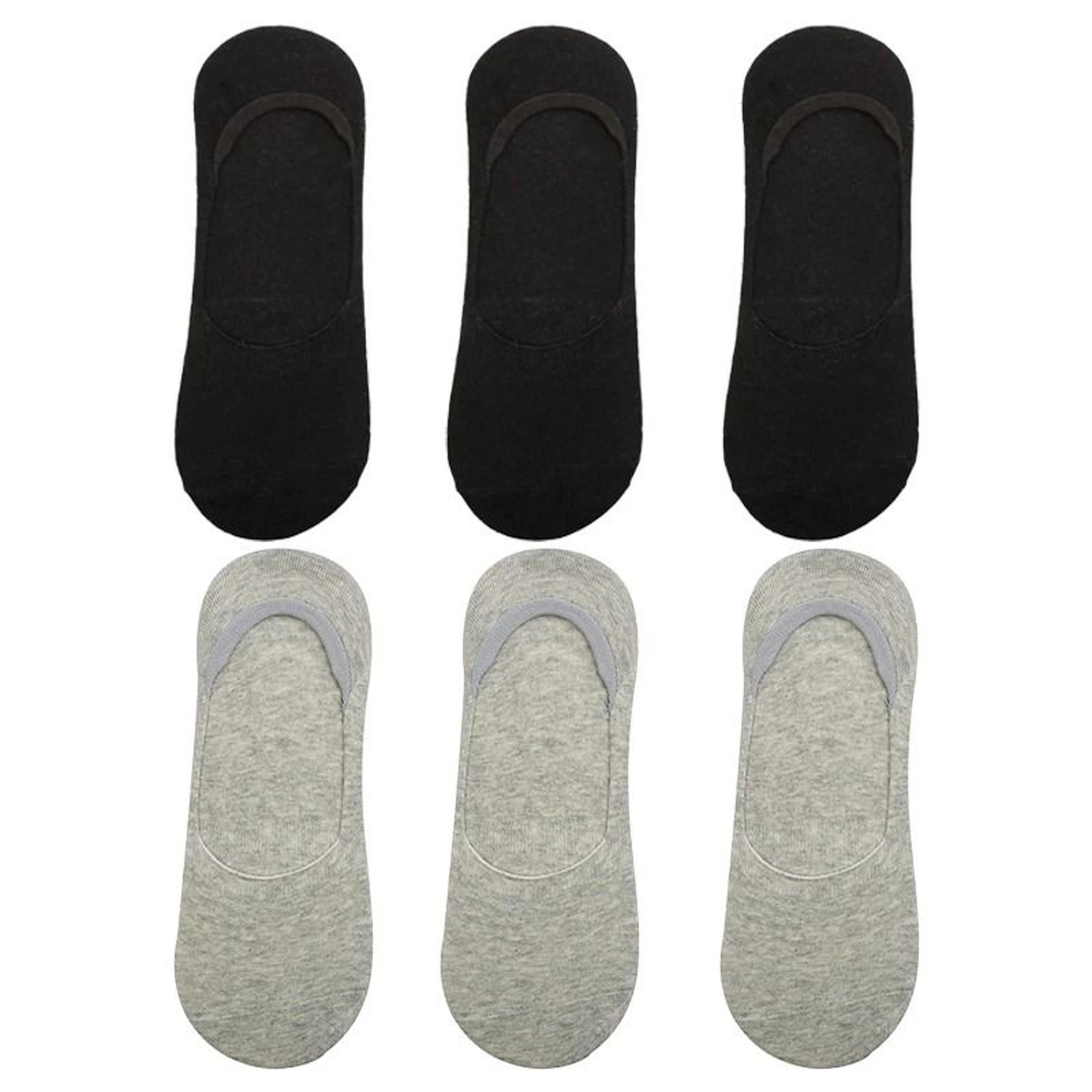 6 Pair Mens Bamboo Breathable Invisible Socks Low Cut Casual Cotton Boat Non Slip Socks 10