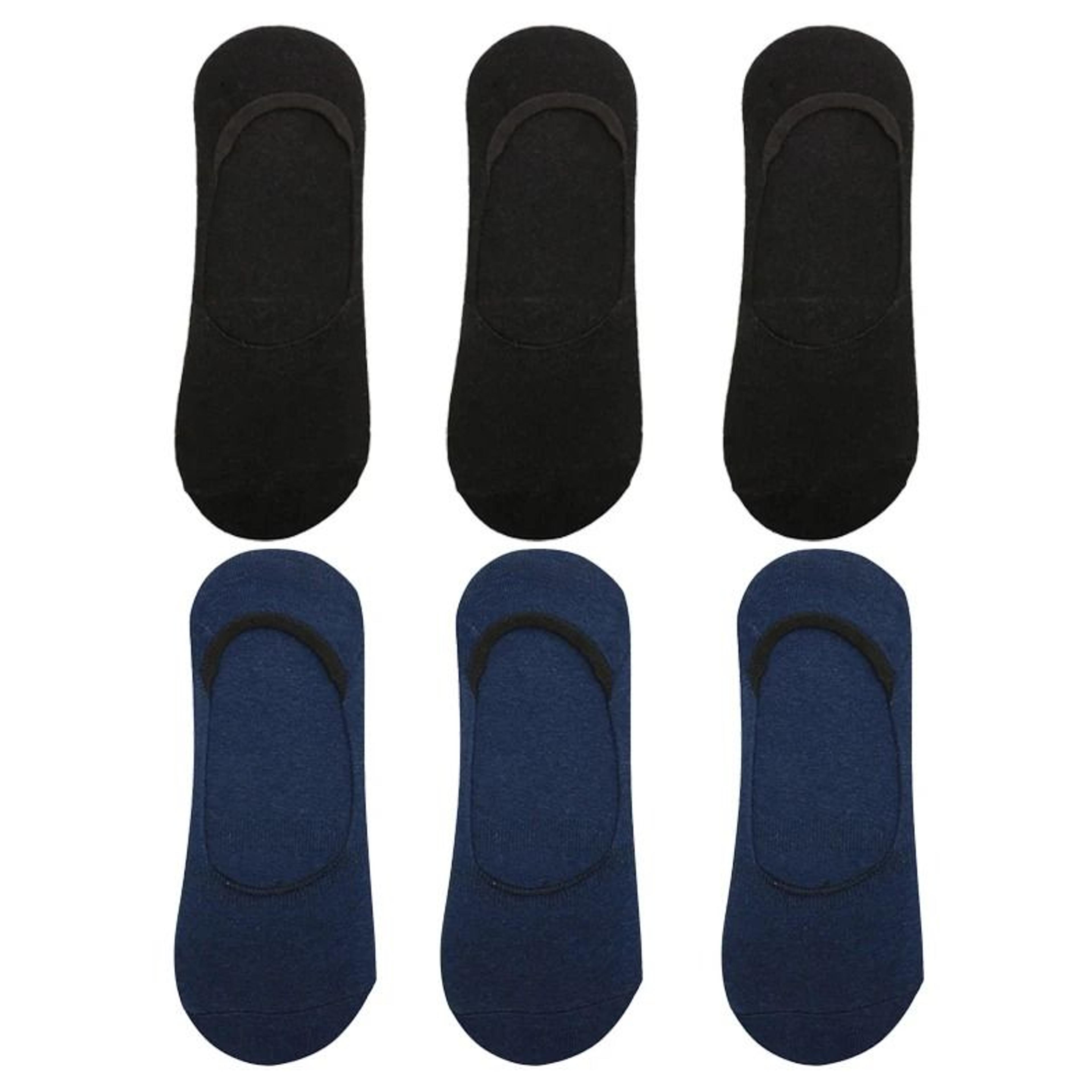 6 Pair Mens Bamboo Breathable Invisible Socks Low Cut Casual Cotton Boat Non Slip Socks 12